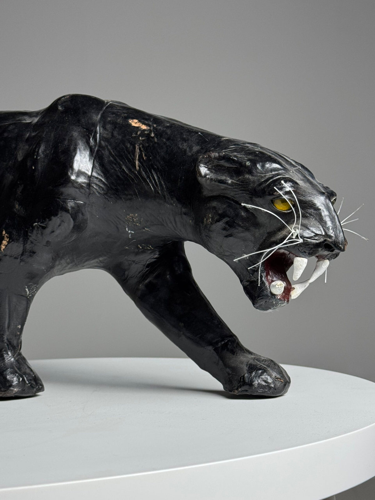 Leather Panther Sculpture, England, 20th Century, photo 5
