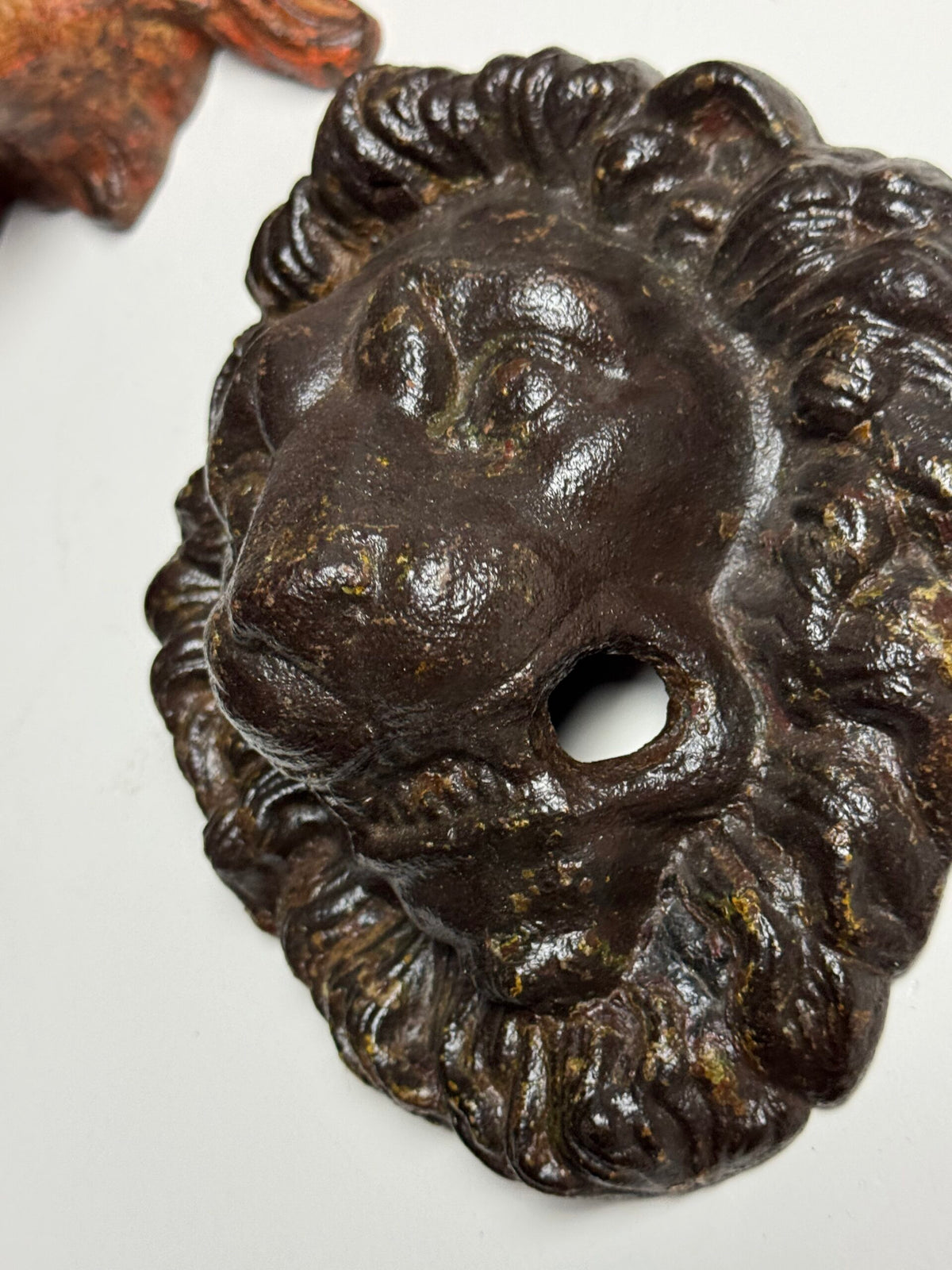 Set of Three Cast Iron Lion Heads, France, 19th Century, photo 5