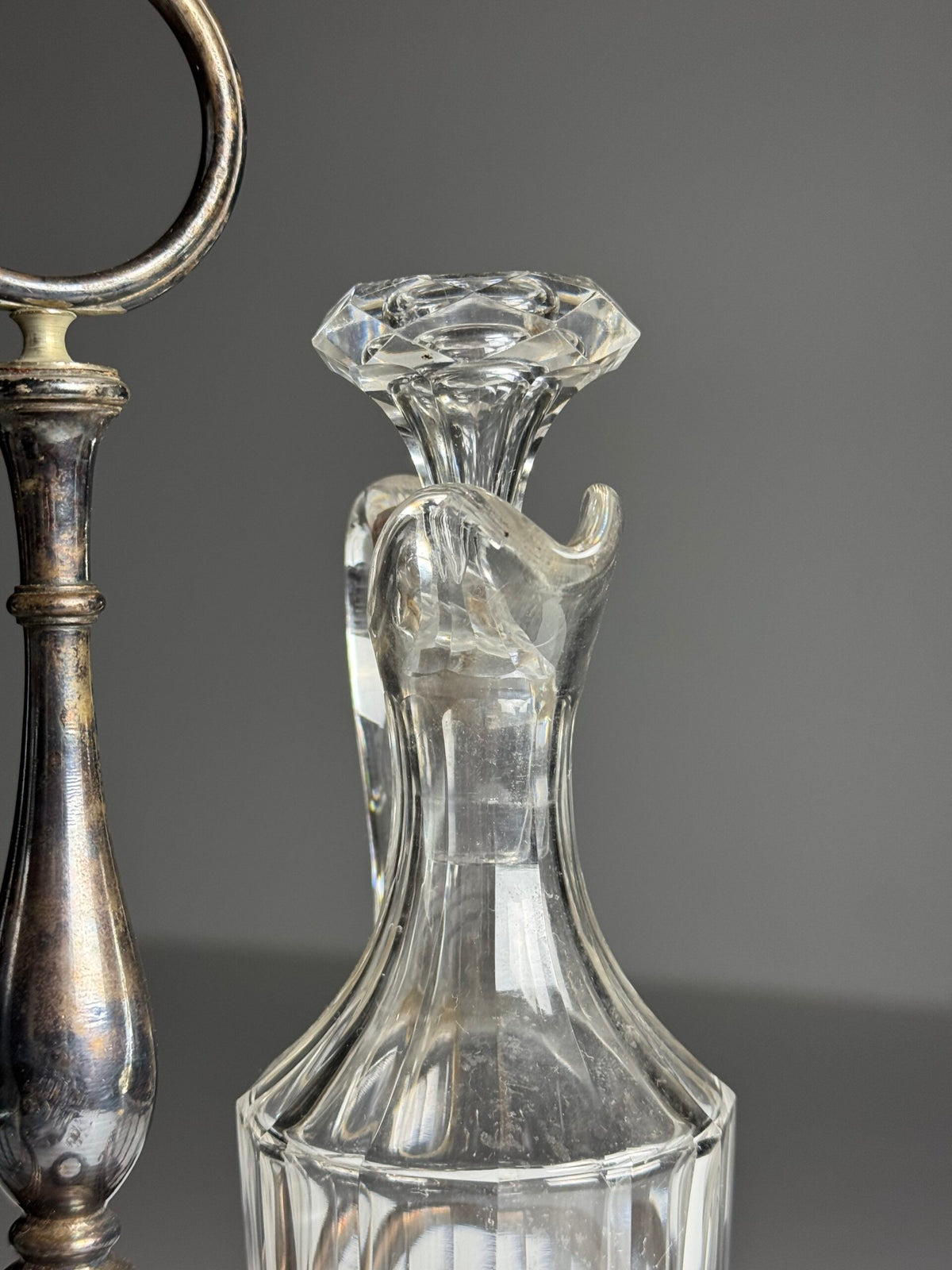 Silver Plated Oil and Vinegar Set, photo 7