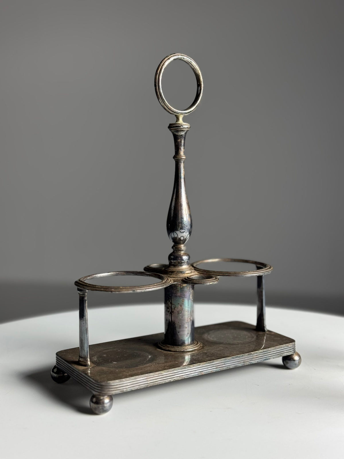 Silver Plated Oil and Vinegar Set, photo 10