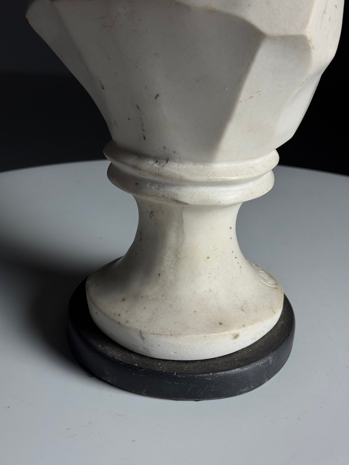 Cast Marble Bust of Winston Churchill, Mid 20th Century, photo 12