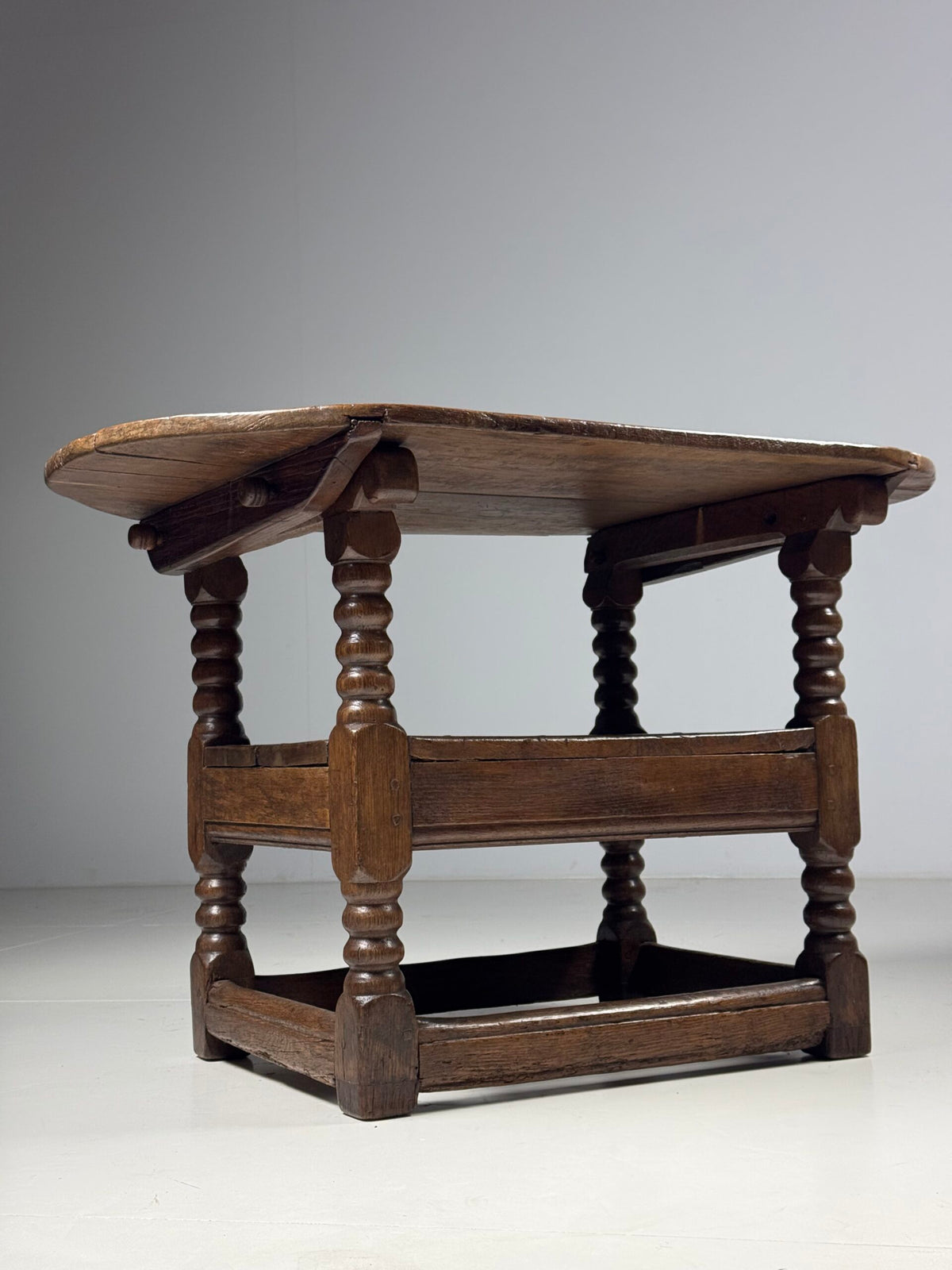 English Oak Monk's Bench Table, 18th Century, photo 17