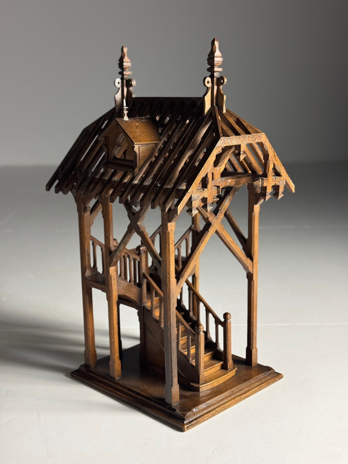 French Chef d'Oeuvre Scale Model, Signed J. Bergeron 1913, photo 3