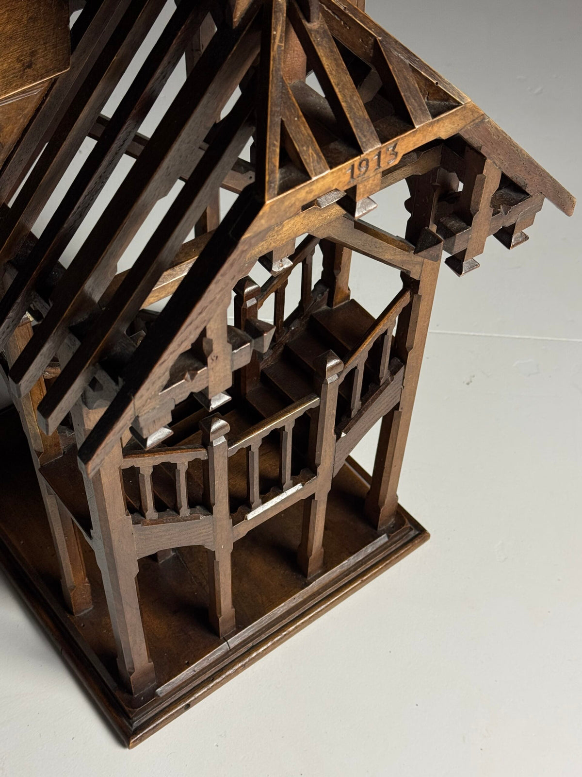 French Chef d'Oeuvre Scale Model, Signed J. Bergeron 1913, photo 16