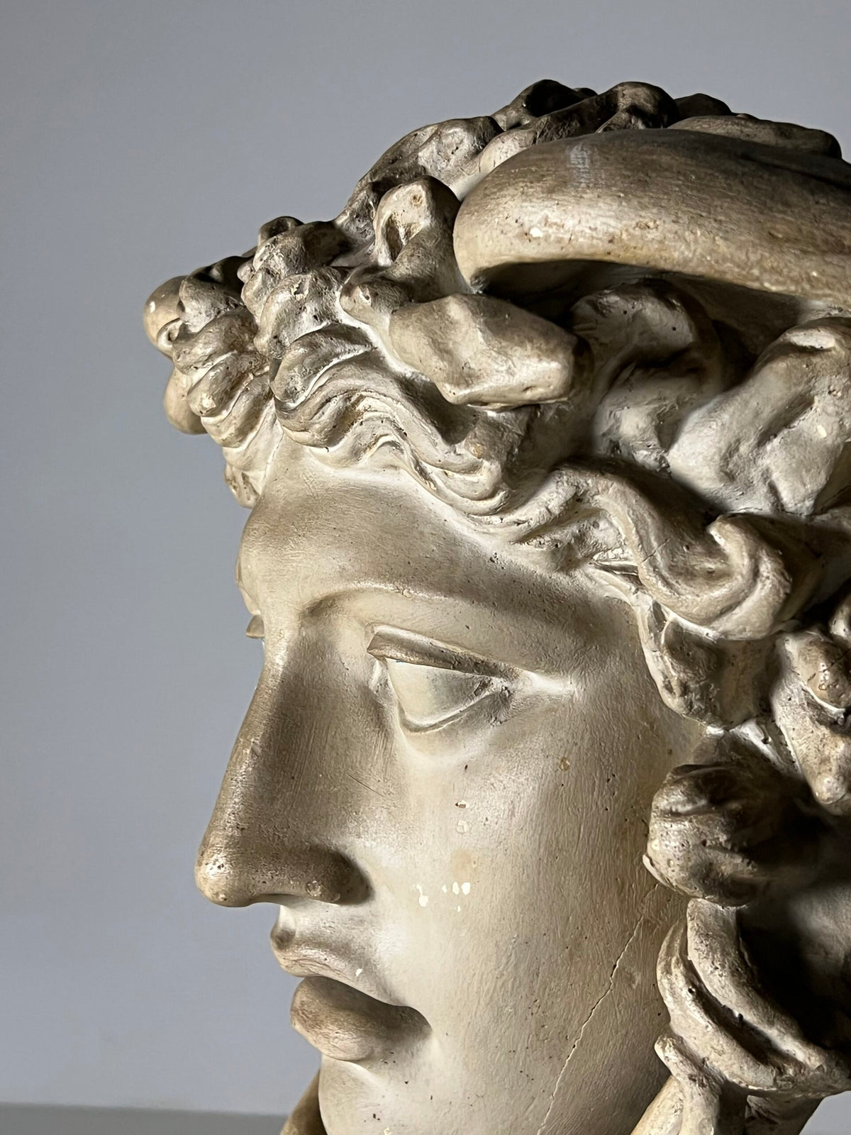 Vintage Plaster Sculpture of Medusa, Late 20th Century, photo 5