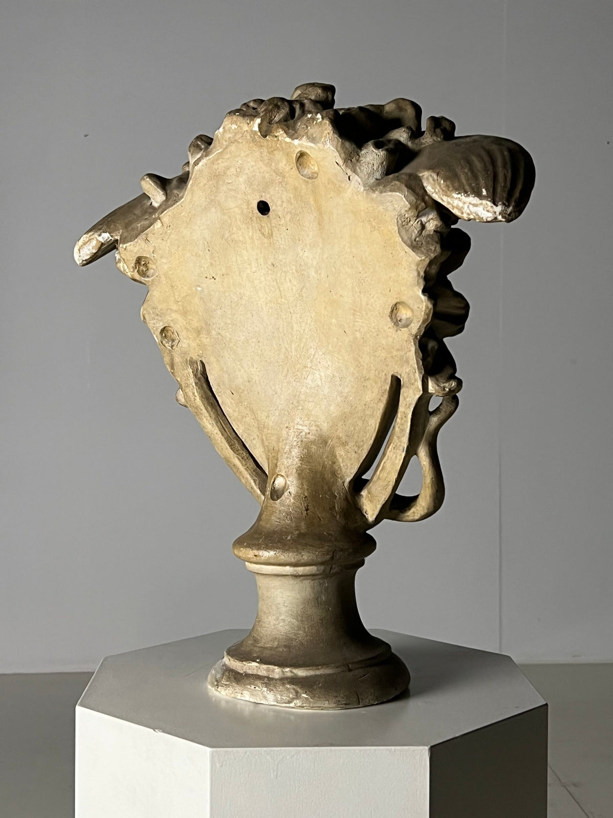 Vintage Plaster Sculpture of Medusa, Late 20th Century, photo 8