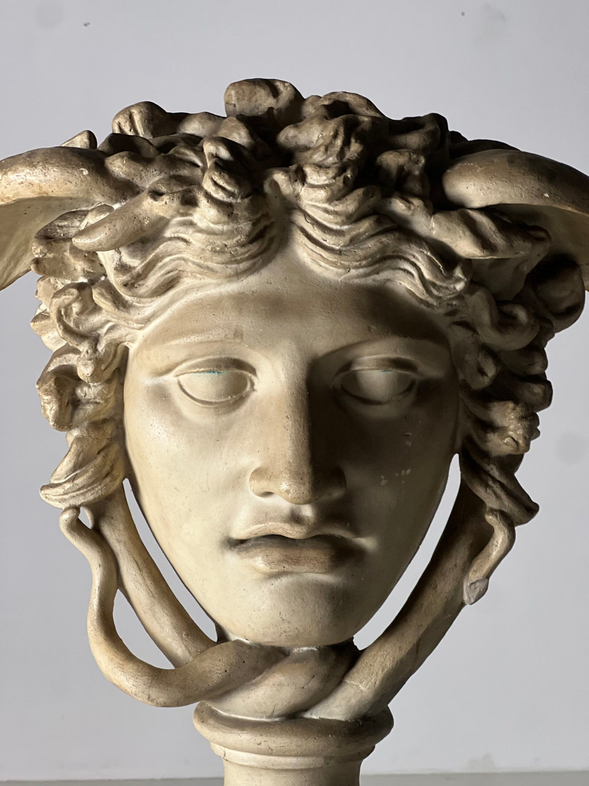 Vintage Plaster Sculpture of Medusa, Late 20th Century, photo 12
