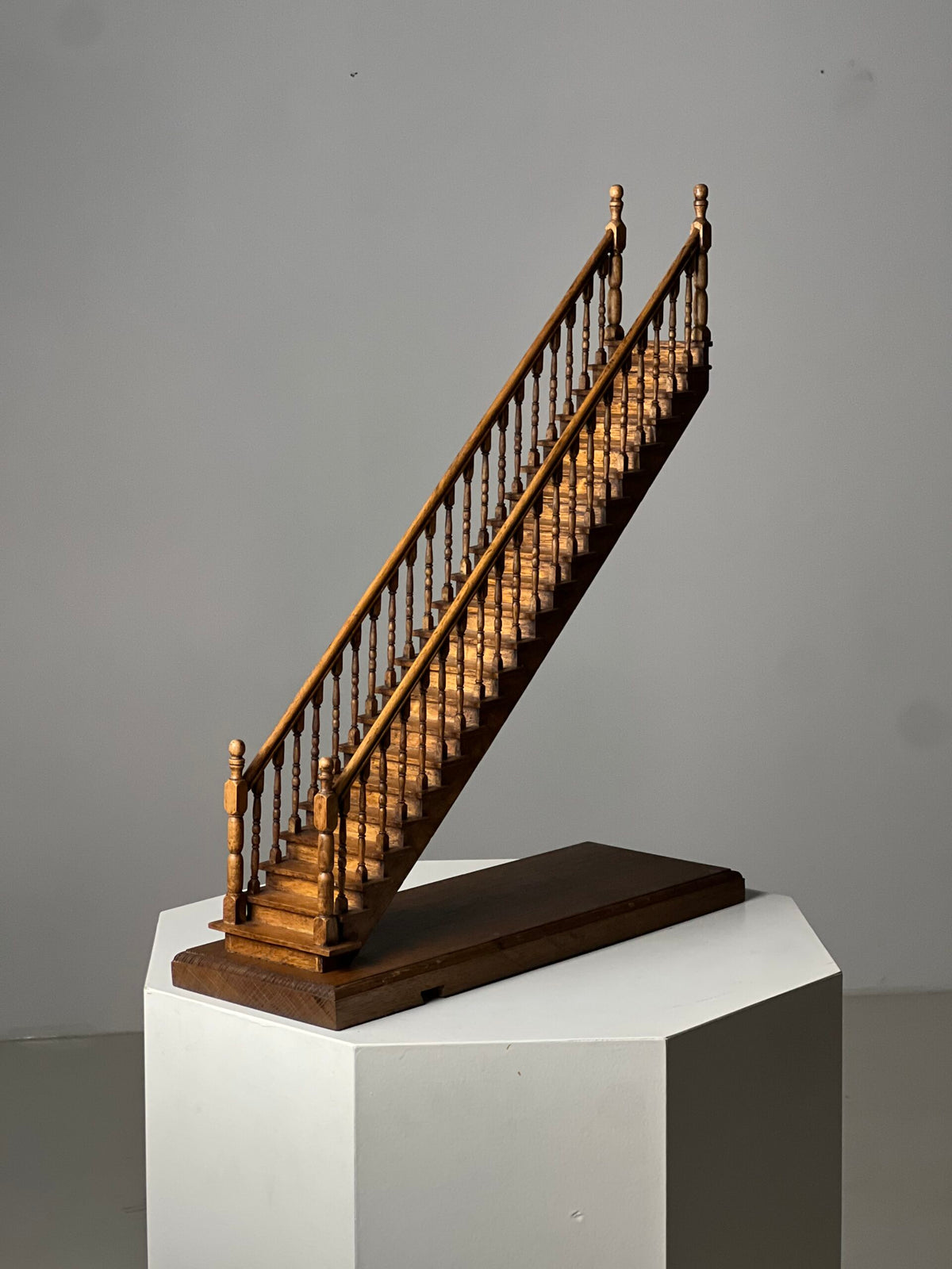 Architectural Oak Staircase Model, Mid 20th Century, photo 2