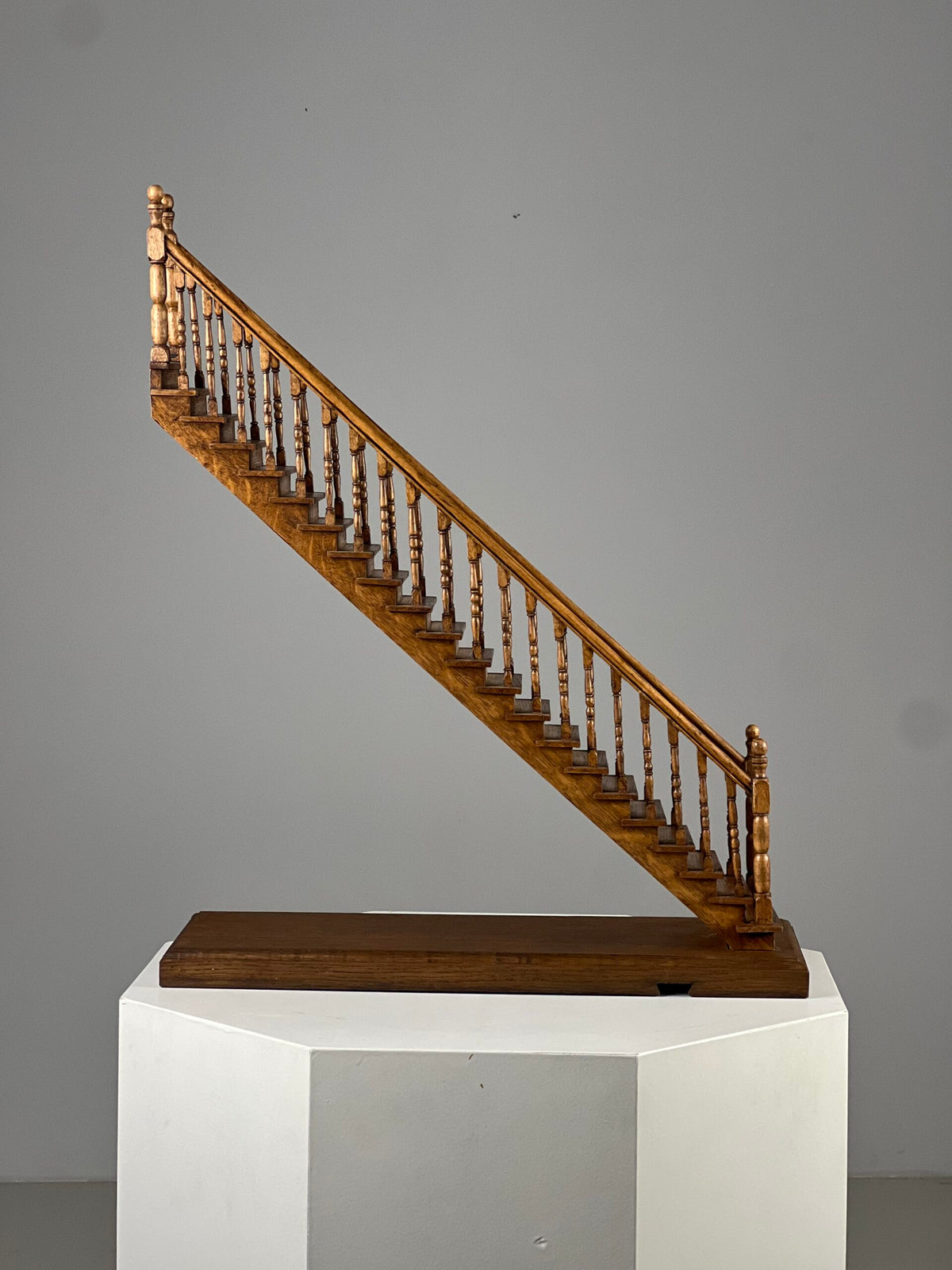 Architectural Oak Staircase Model, Mid 20th Century, photo 11