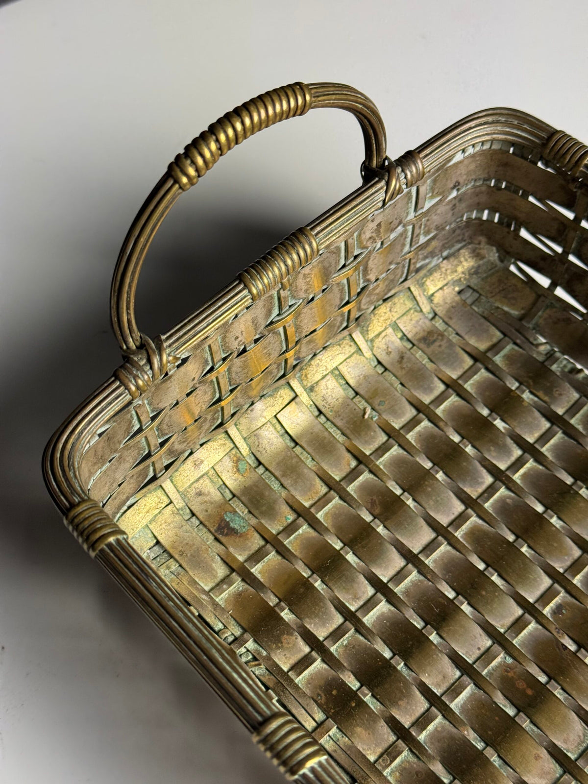French Metal Basket, Early to Mid 20th Century, photo 5