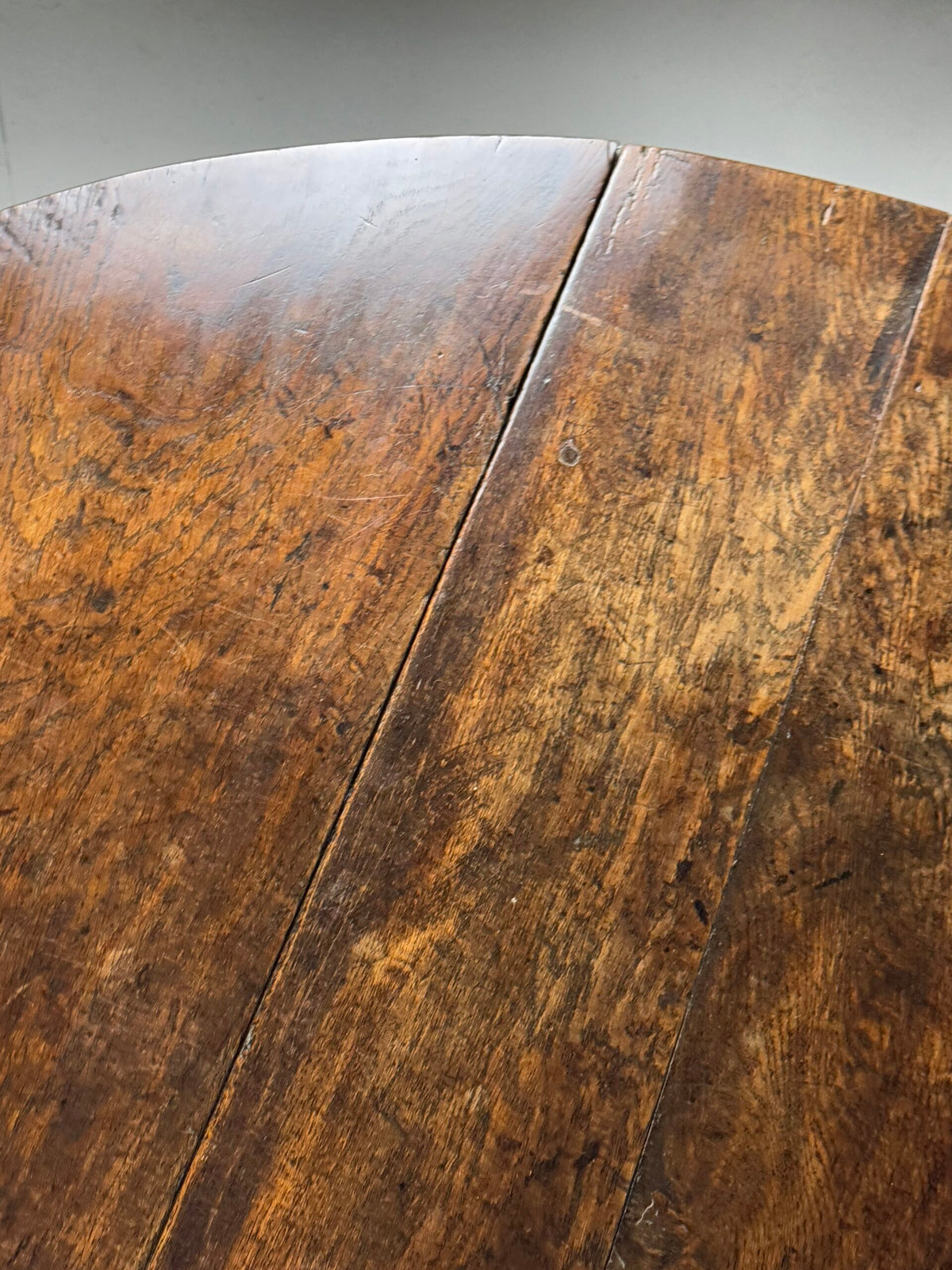 English Solid Oak Gateleg Table, Early 19th Century, photo 8