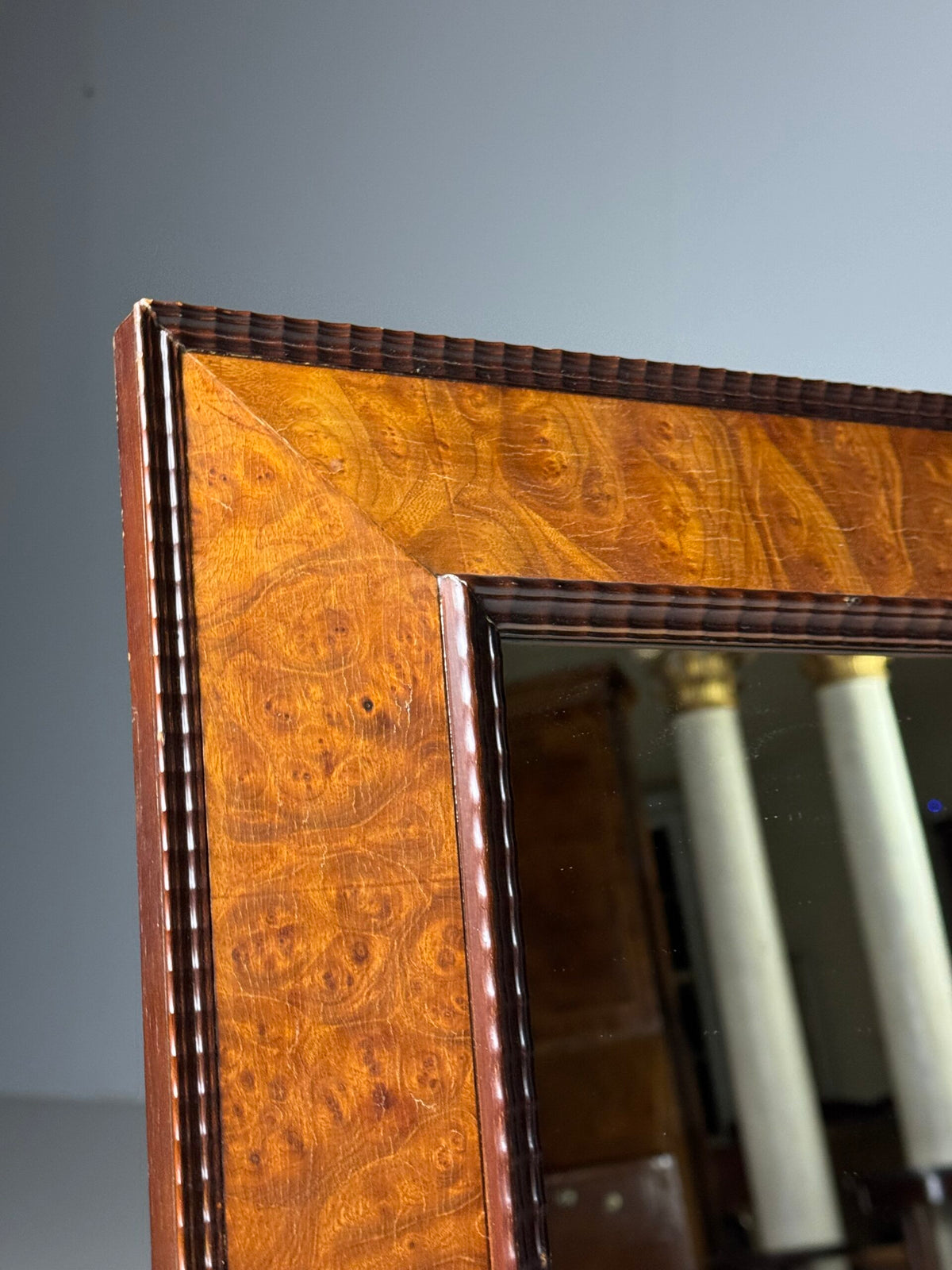 Twentieth Century Ripple Frame Mirror, 78 cm, photo 11