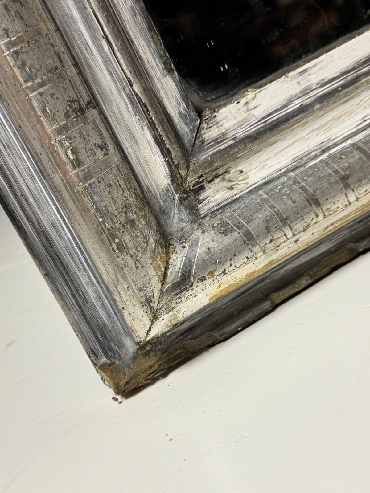 Antique Silvered Mirror, Louis Philippe Period, France, photo 3