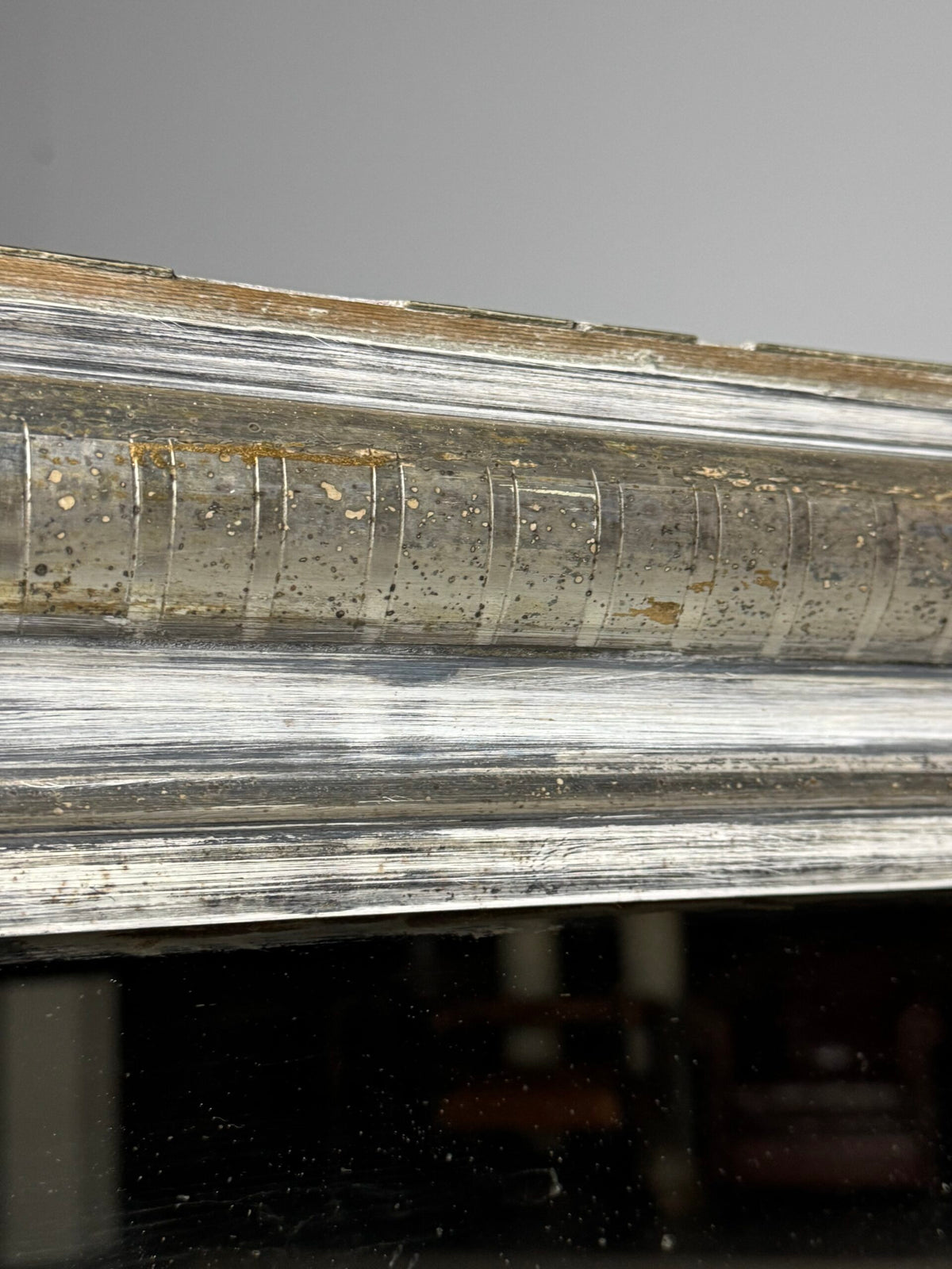 Antique Silvered Mirror, Louis Philippe Period, France, photo 5
