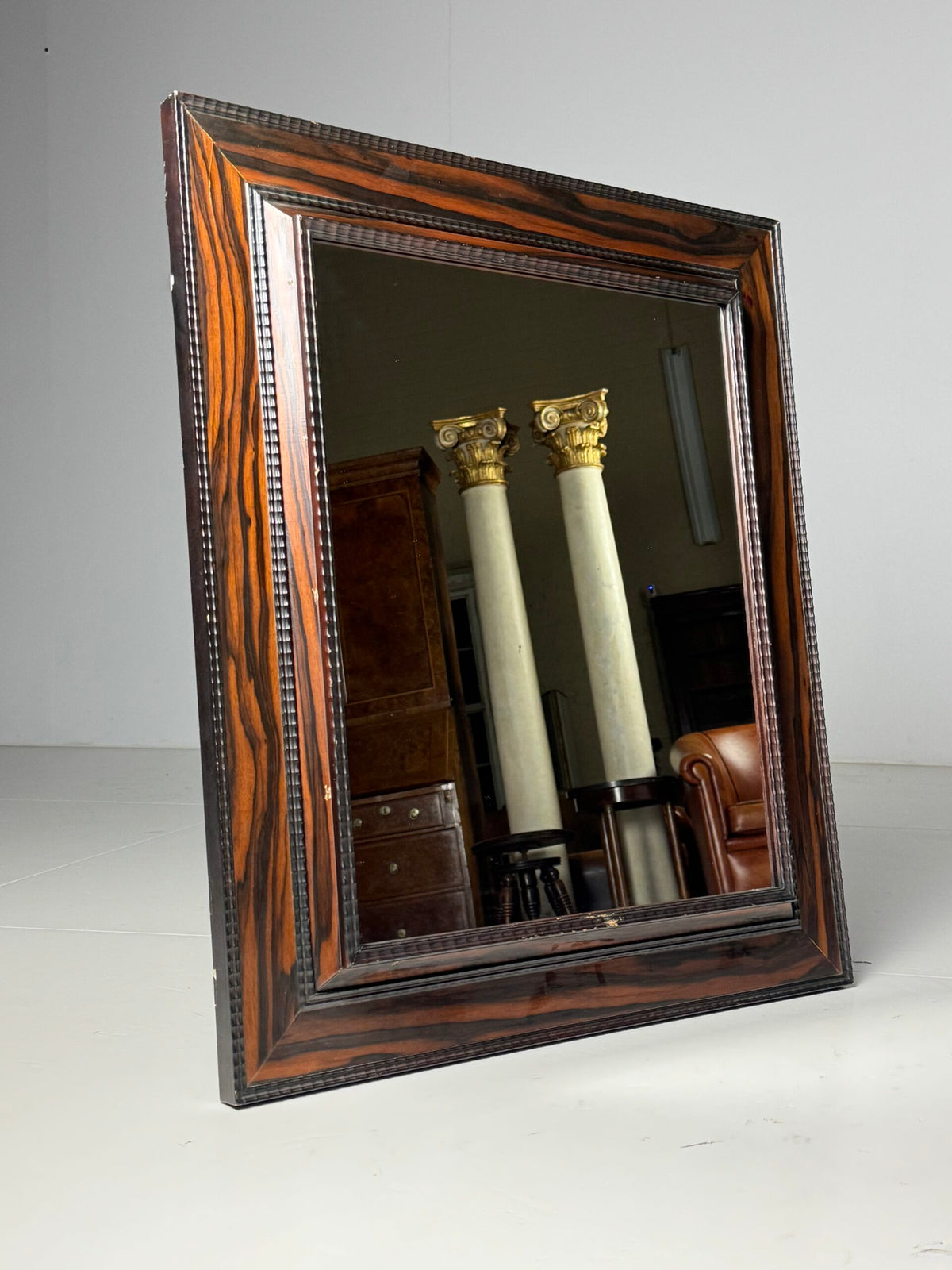 Vintage Ripple Frame Mirror, 82 cm, photo 9