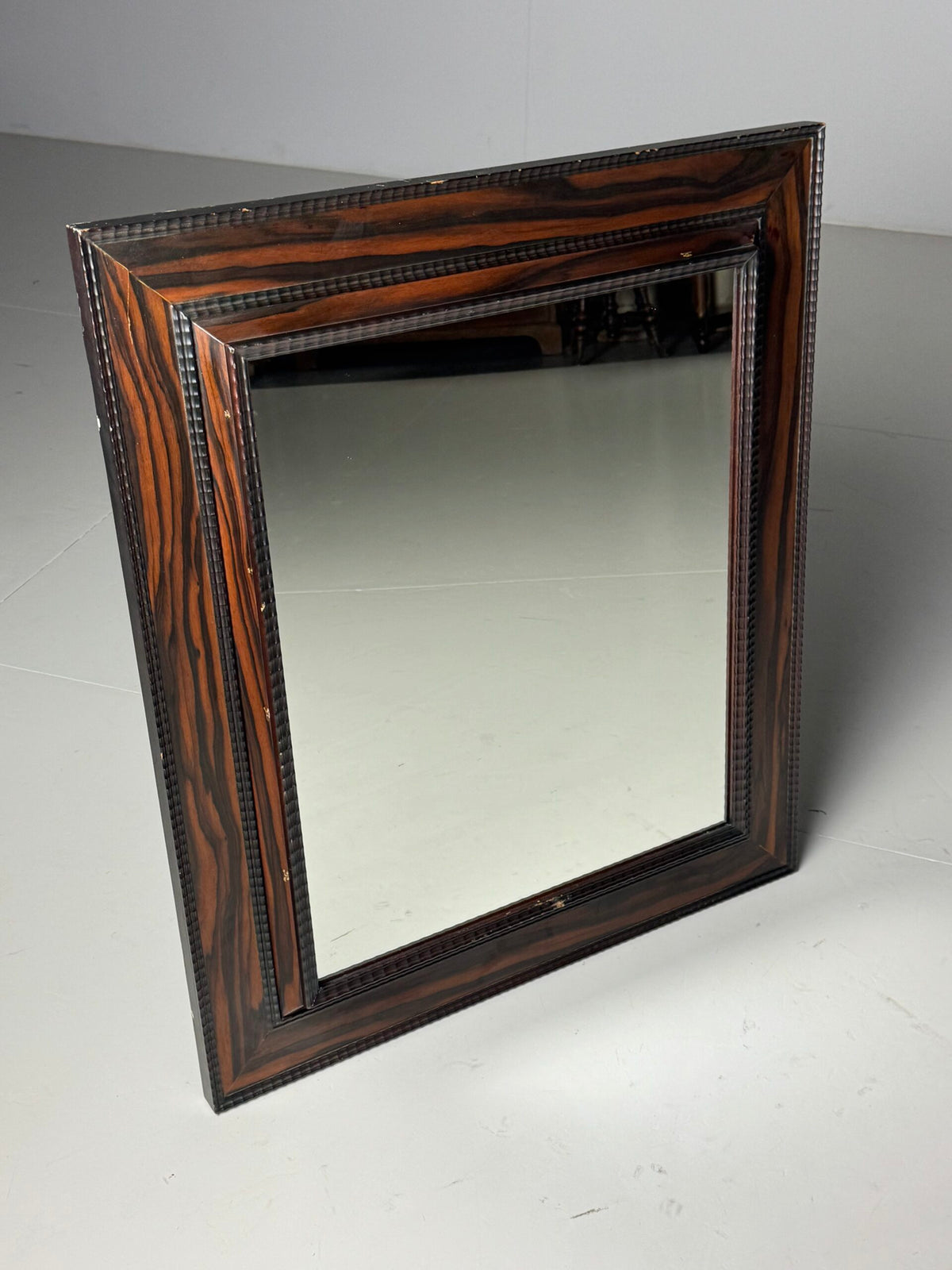 Vintage Ripple Frame Mirror, 82 cm, photo 5