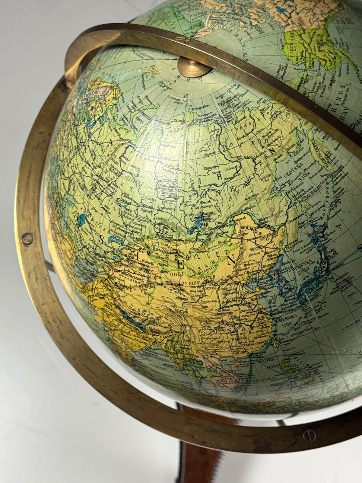 William IV Rosewood Terrestrial Globe on Stand, Early 19th Century, photo 11