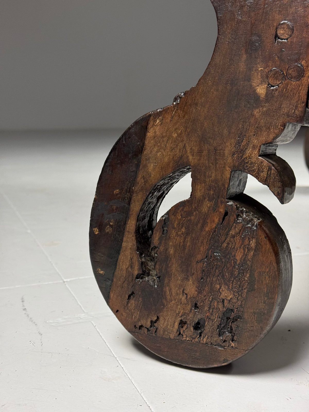 Spanish Solid Walnut Table, 18th Century, photo 15