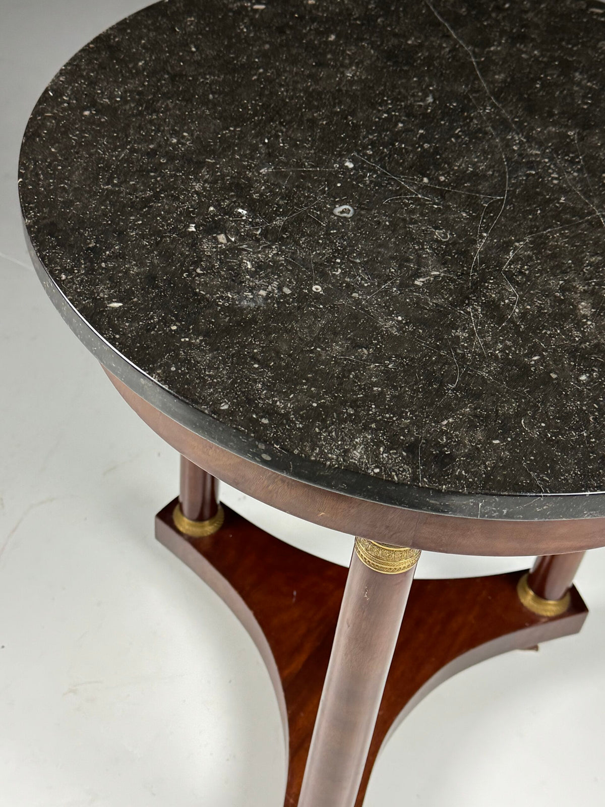 Empire Style Gueridon with Hard Stone Top, France c. 1900, photo 11