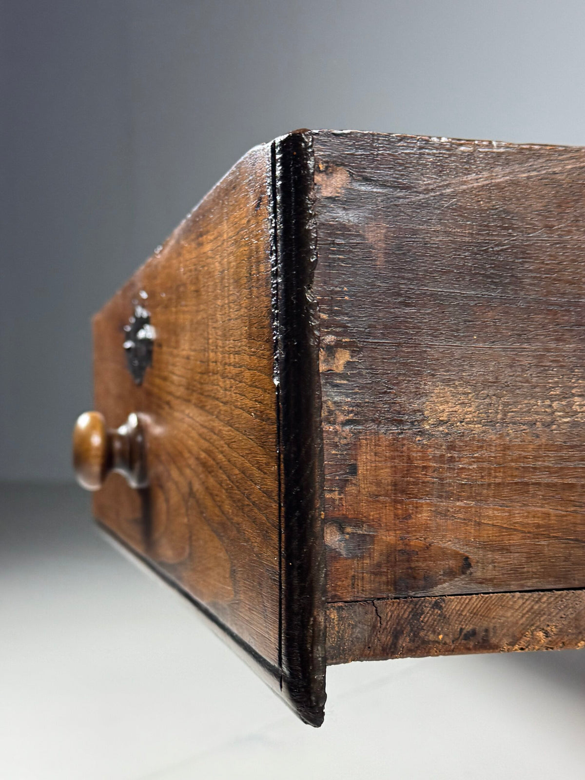 French Farmhouse Coffee Table with Two Drawers, photo 5