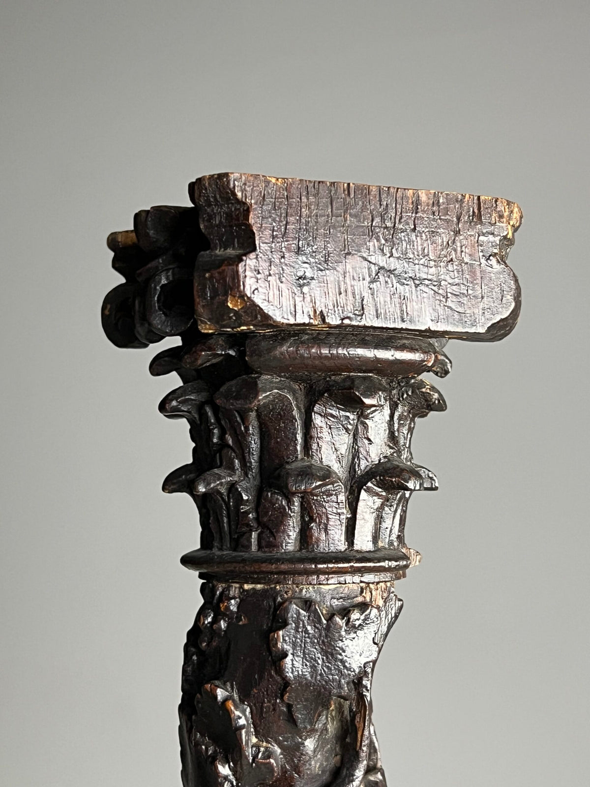 Hand Carved Corinthian Column, 19th Century, photo 7