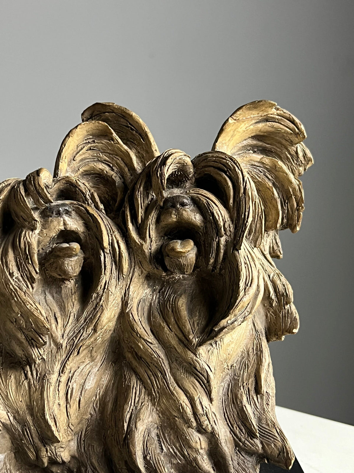 Terracotta Sculpture of Two Dogs by Guido Cacciapuoti, photo 4