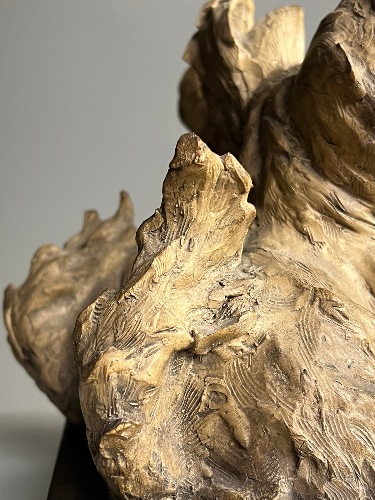 Terracotta Sculpture of Two Dogs by Guido Cacciapuoti, photo 11