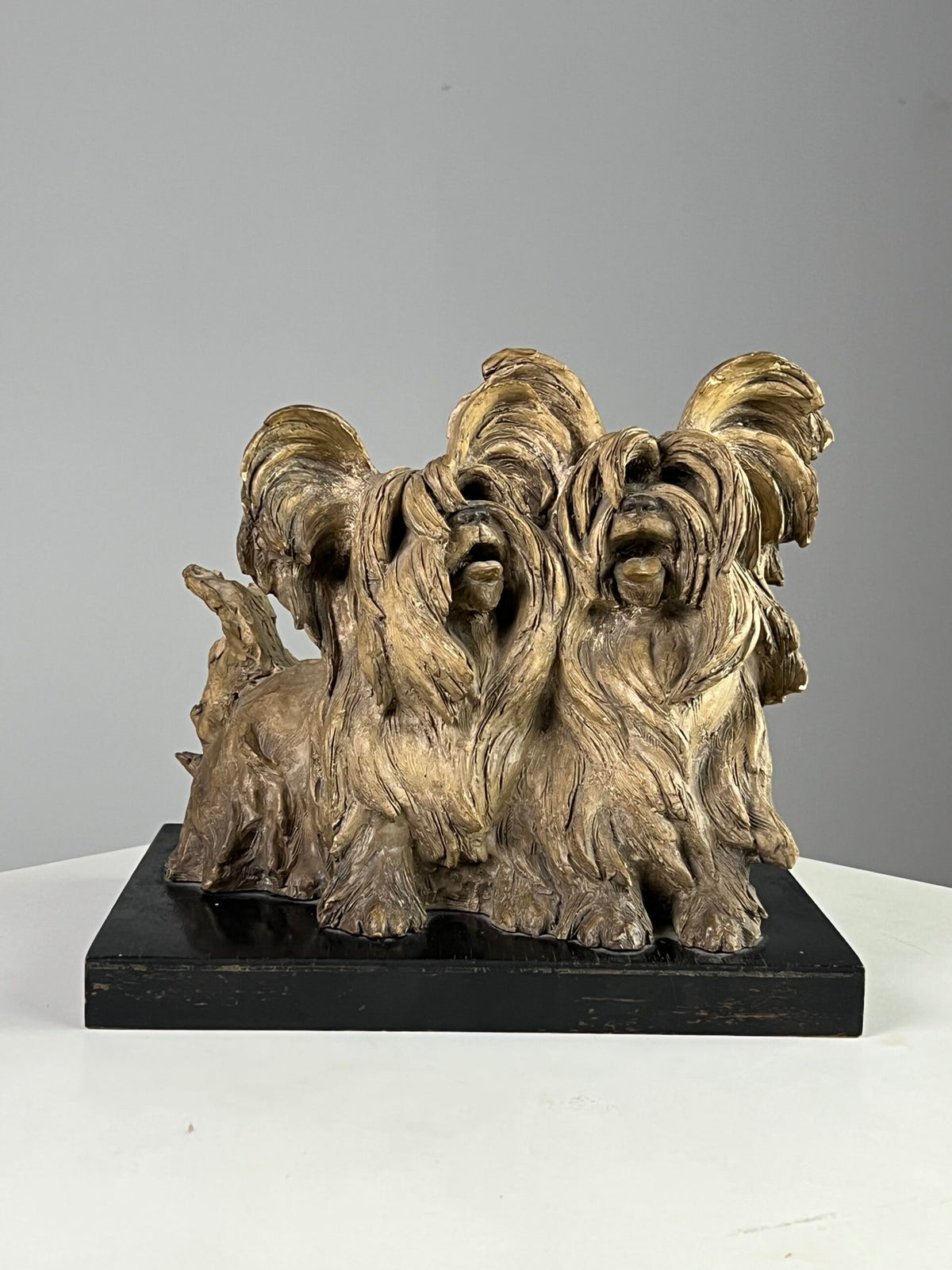 Terracotta Sculpture of Two Dogs by Guido Cacciapuoti, photo 15