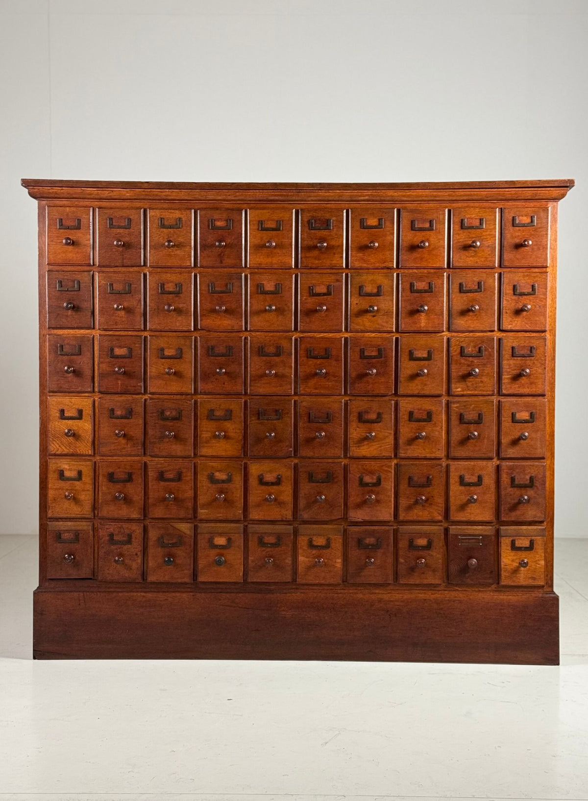Oak Apothecary Cabinet with 60 Drawers, Brussels Palace of Justice, c. 1920, photo 10