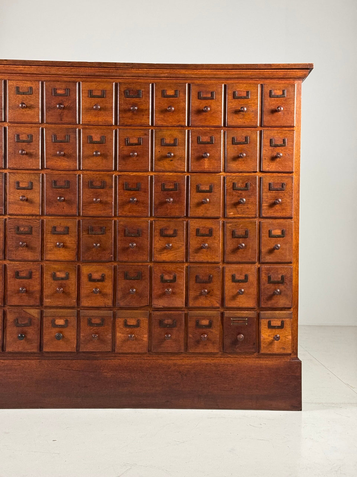 Oak Apothecary Cabinet with 60 Drawers, Brussels Palace of Justice, c. 1920, photo 9