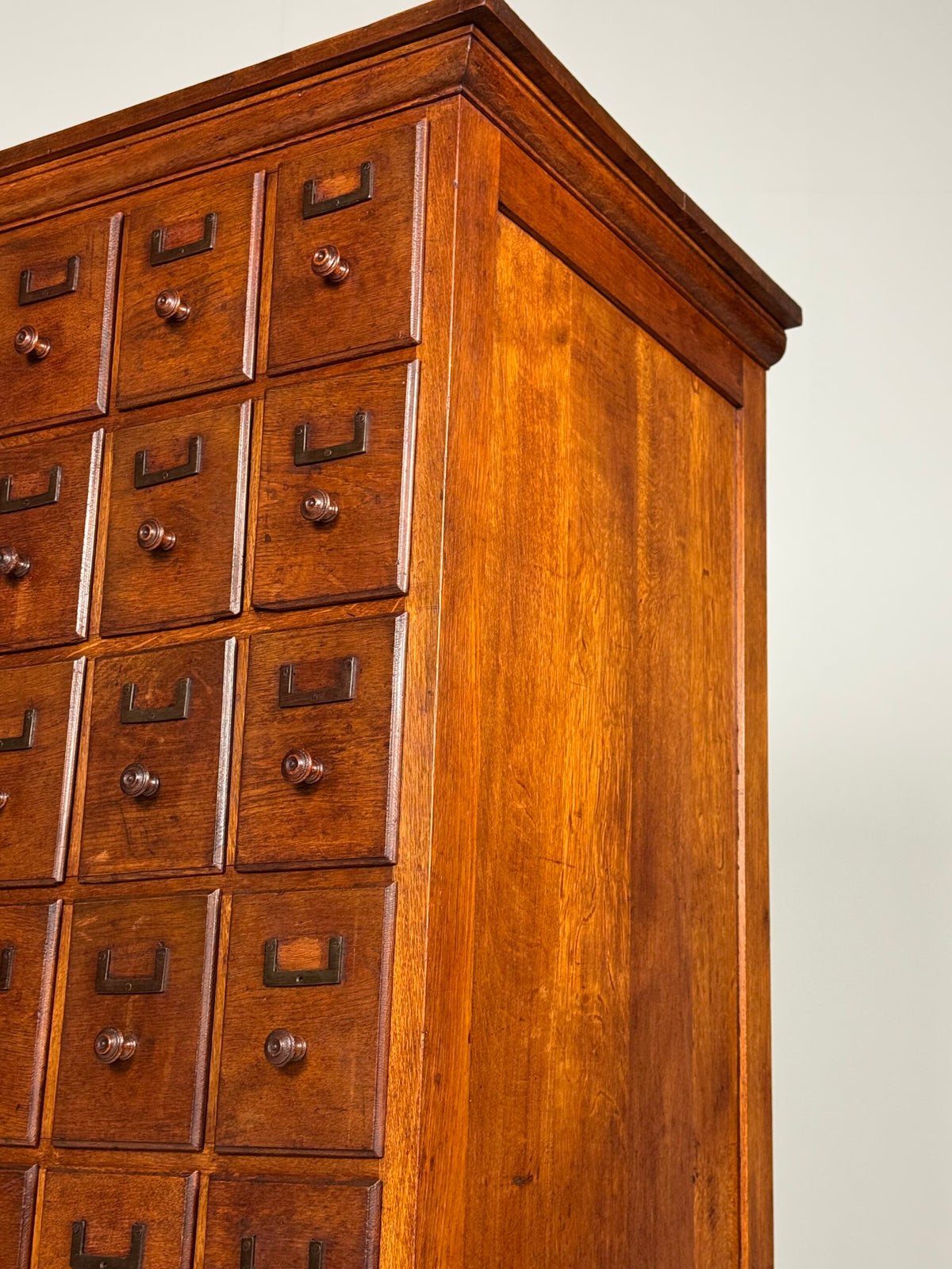 Oak Apothecary Cabinet with 60 Drawers, Brussels Palace of Justice, c. 1920, photo 5