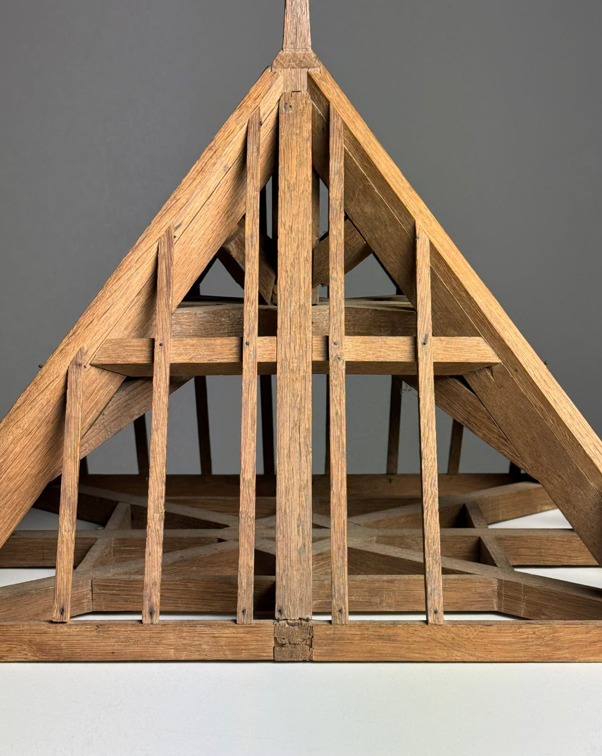 French Oak Piece de Maitrise Roof Model, 20th Century, photo 8