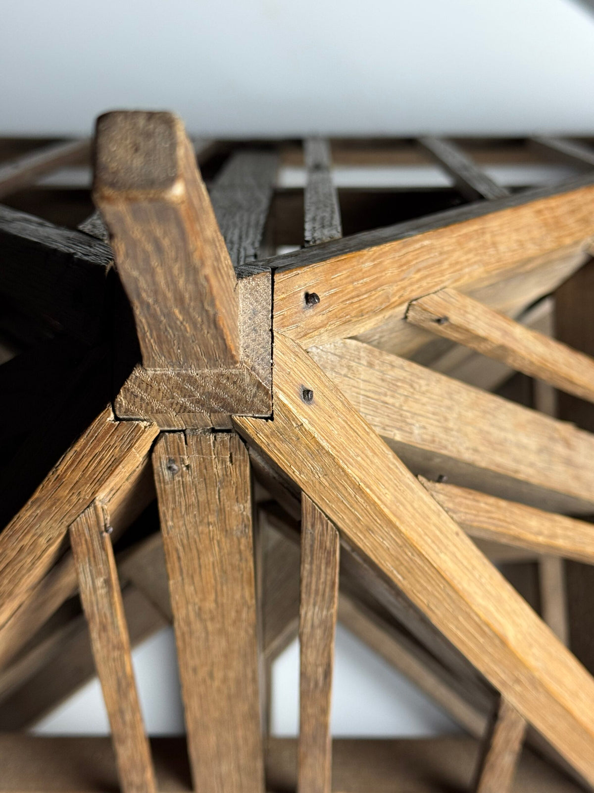 French Oak Piece de Maitrise Roof Model, 20th Century, photo 3
