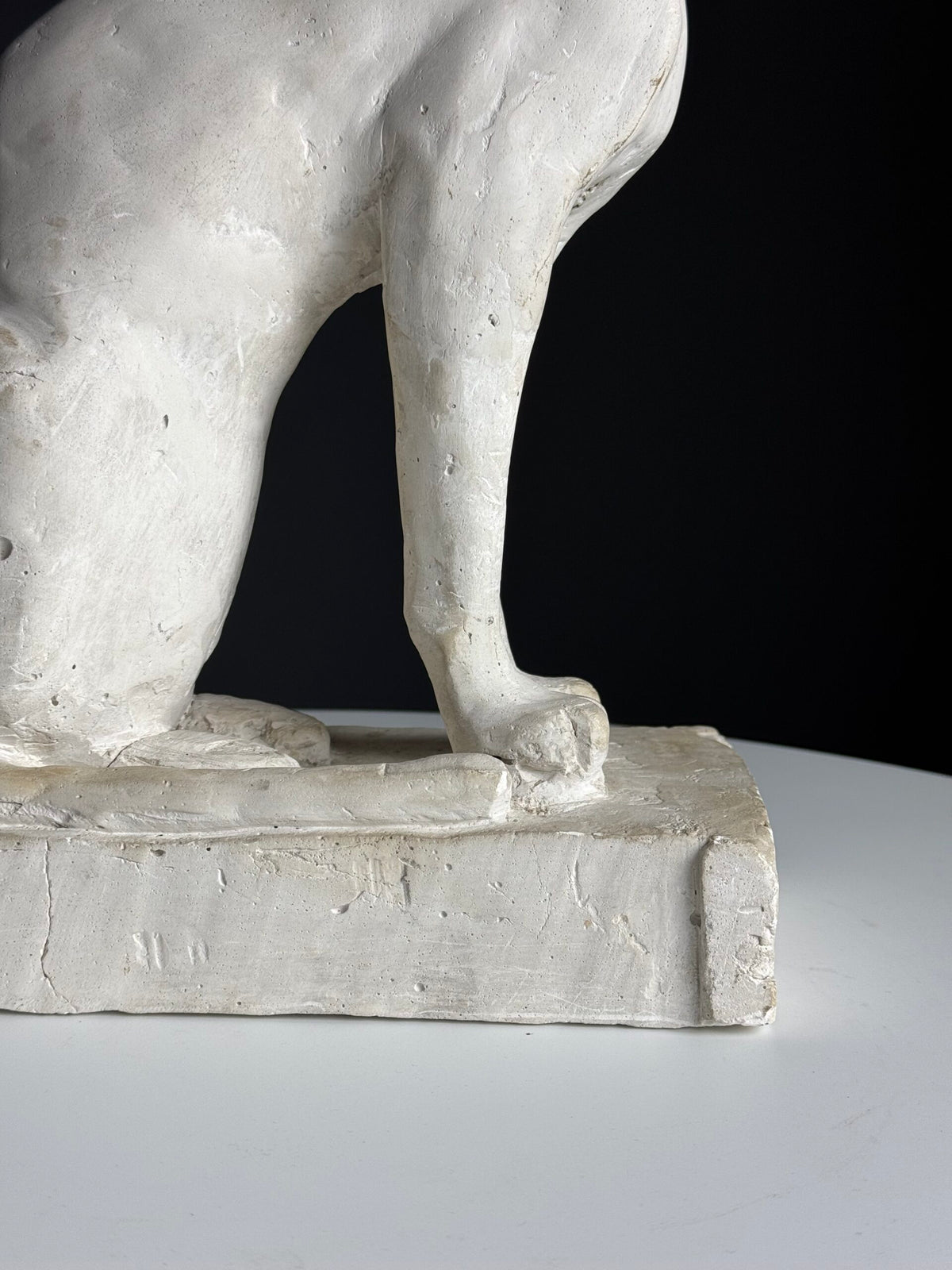 French Plaster Cat Figurine, 20th Century, photo 10