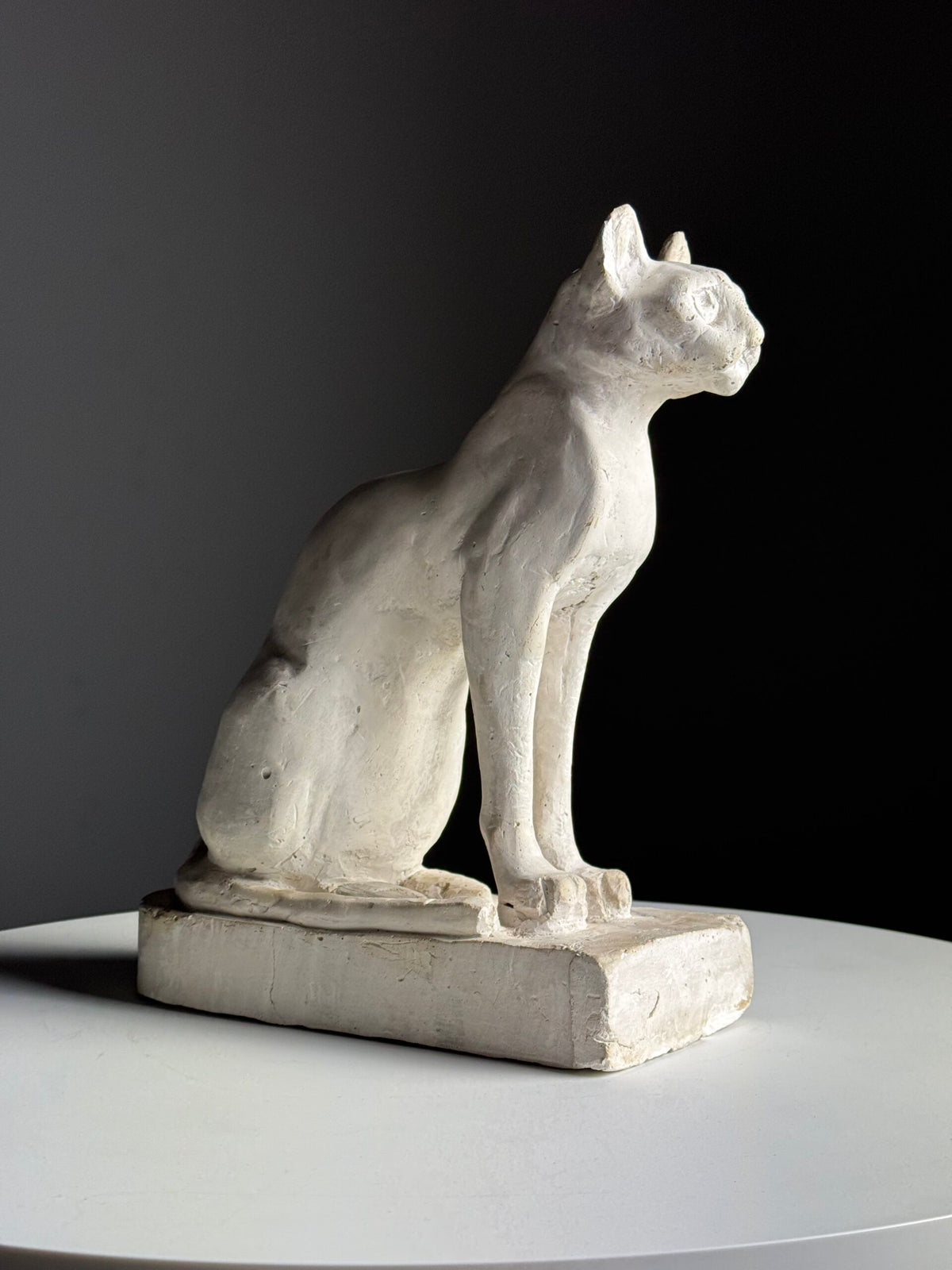 French Plaster Cat Figurine, 20th Century, photo 8