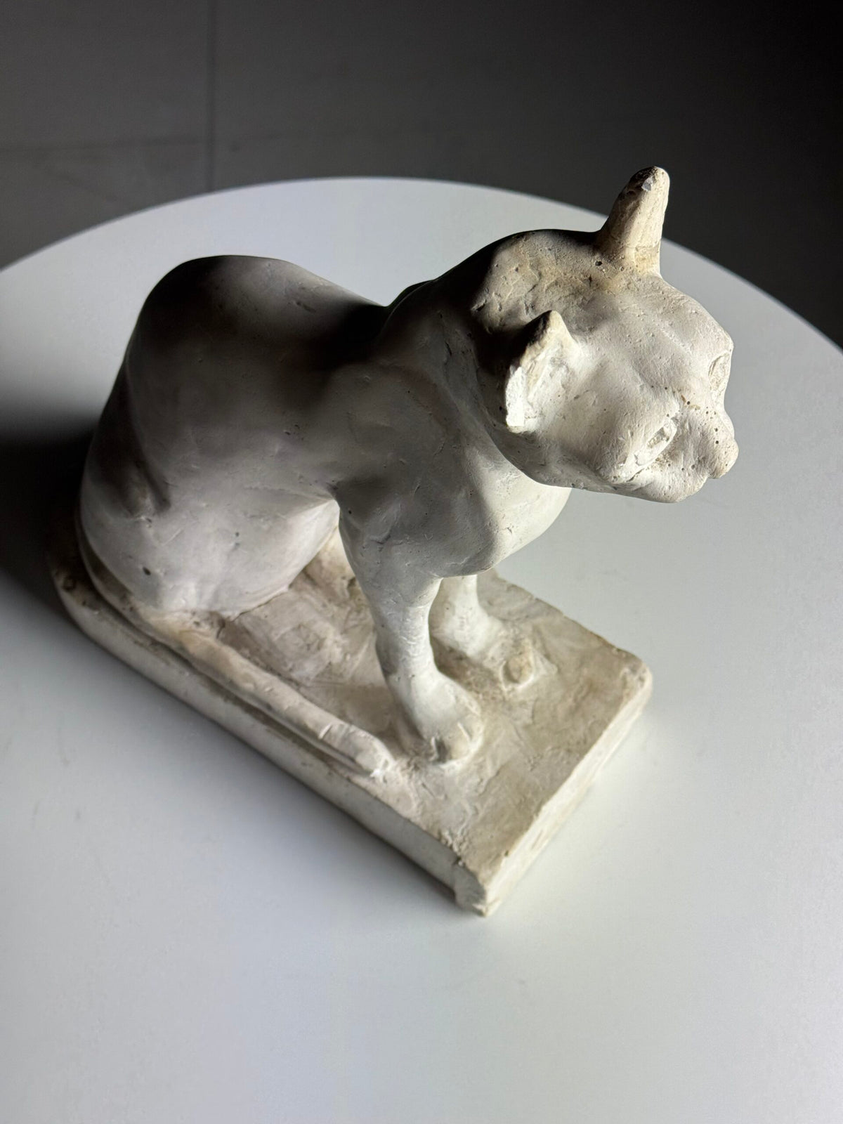 French Plaster Cat Figurine, 20th Century, photo 7