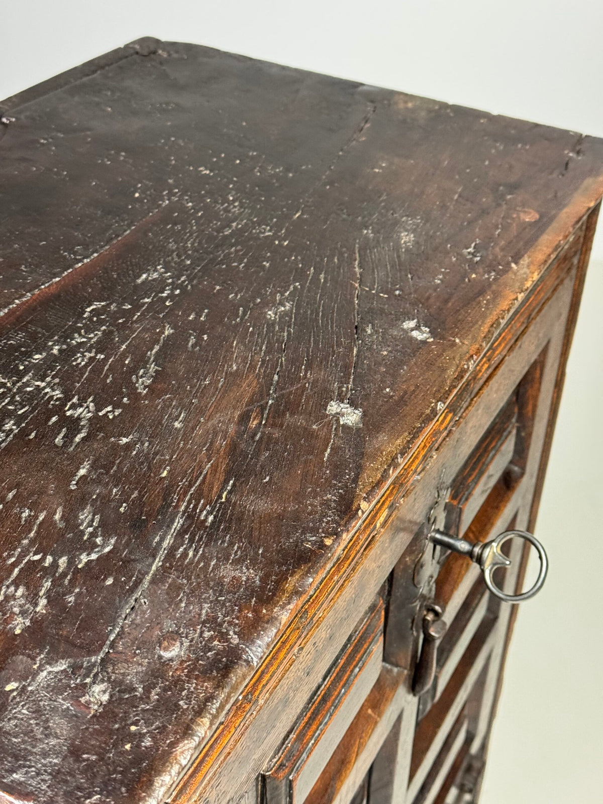 Spanish Walnut Fall Front Cabinet, c. 1700, photo 27