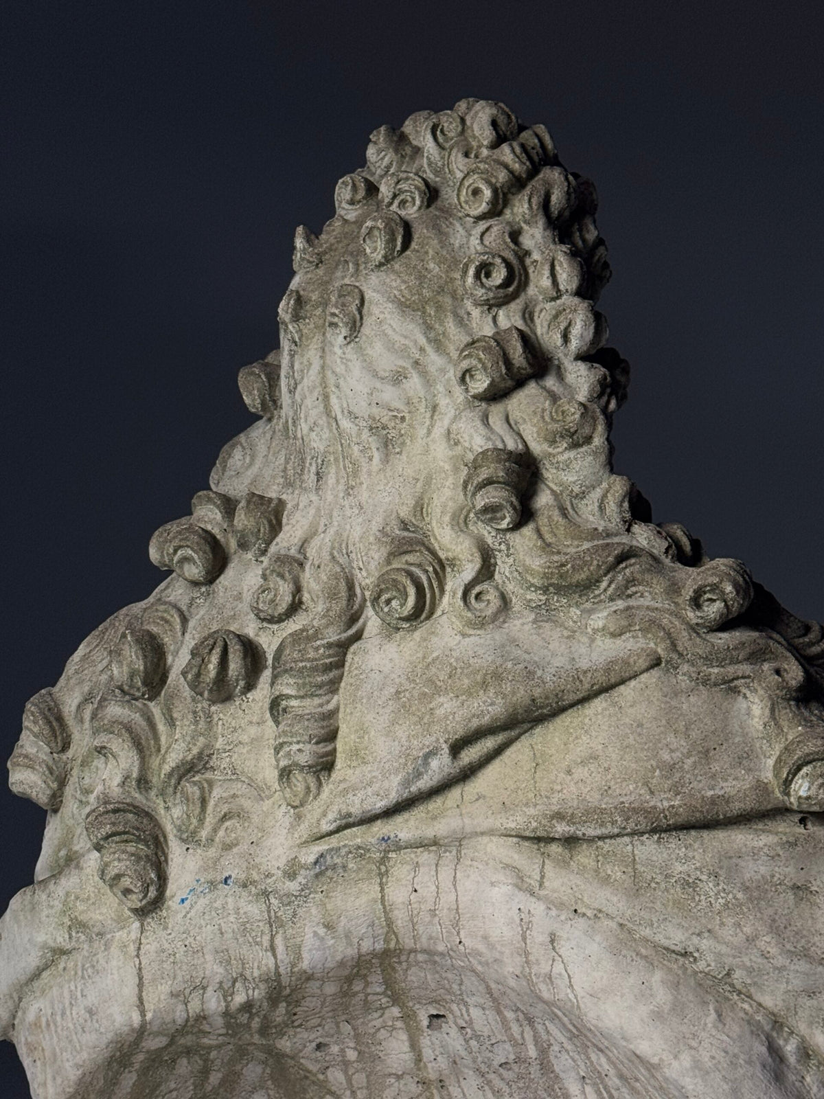 Gigantic Concrete Bust of Louis XIV, 112 cm, photo 2
