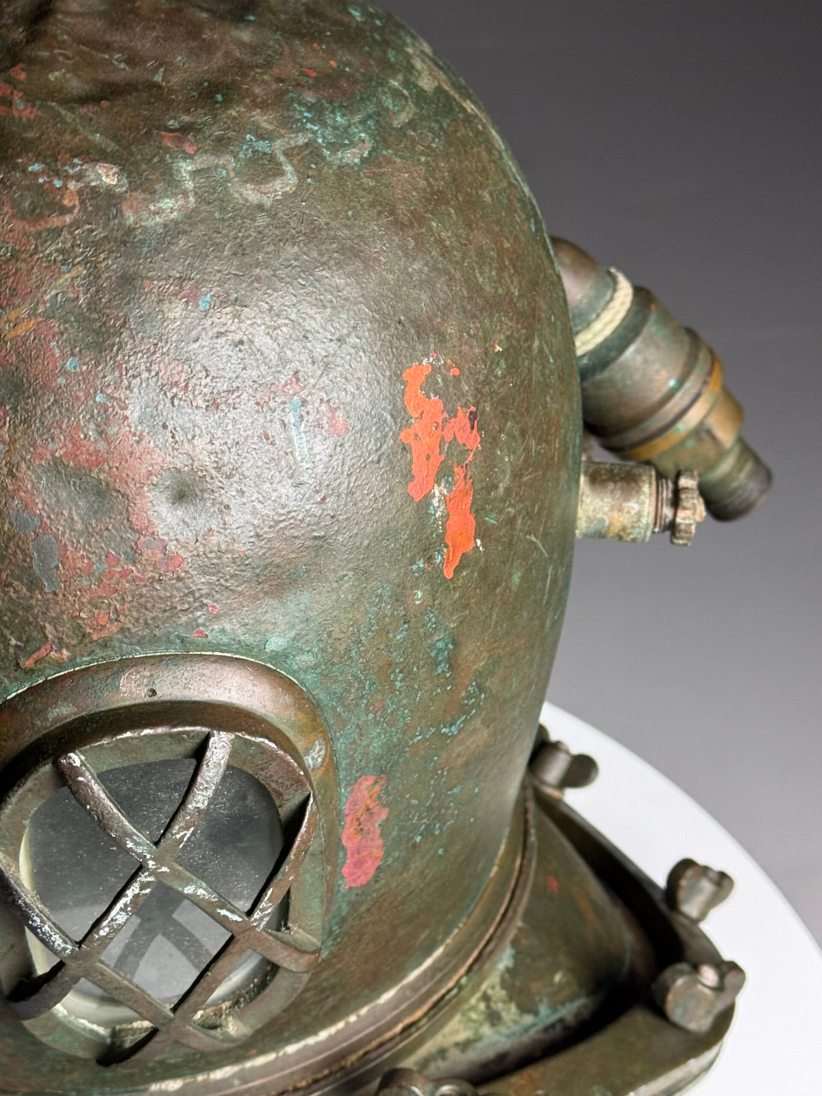 Antique Korean or Japanese Copper Diving Helmet, 1920 to 1960, photo 22