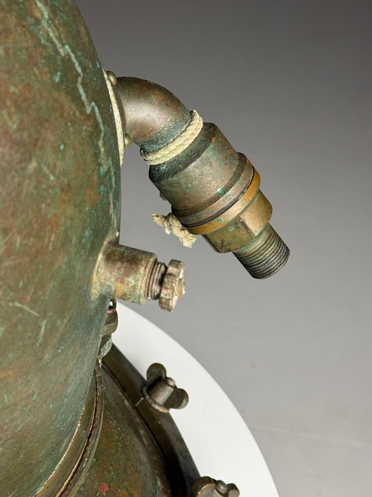 Antique Korean or Japanese Copper Diving Helmet, 1920 to 1960, photo 21
