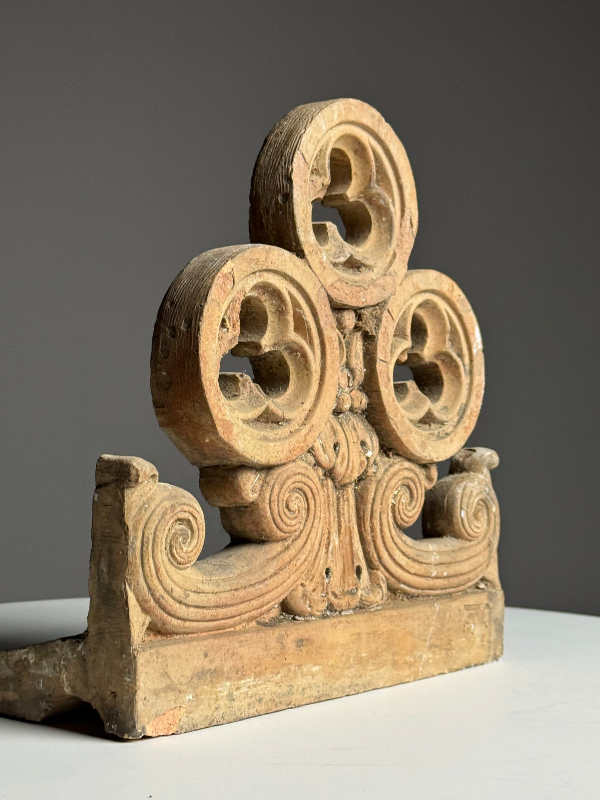 Pair of Neo-Gothic Terracotta Ornaments, photo 16