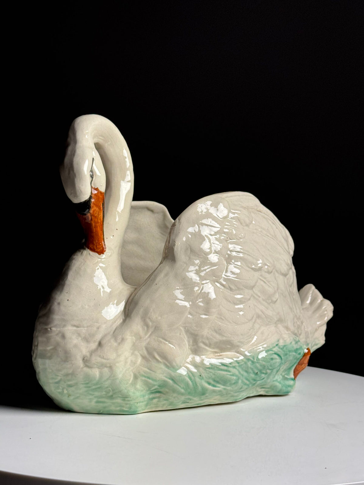 Vintage Swan Wine Cooler or Champagne Bowl, France, photo 8
