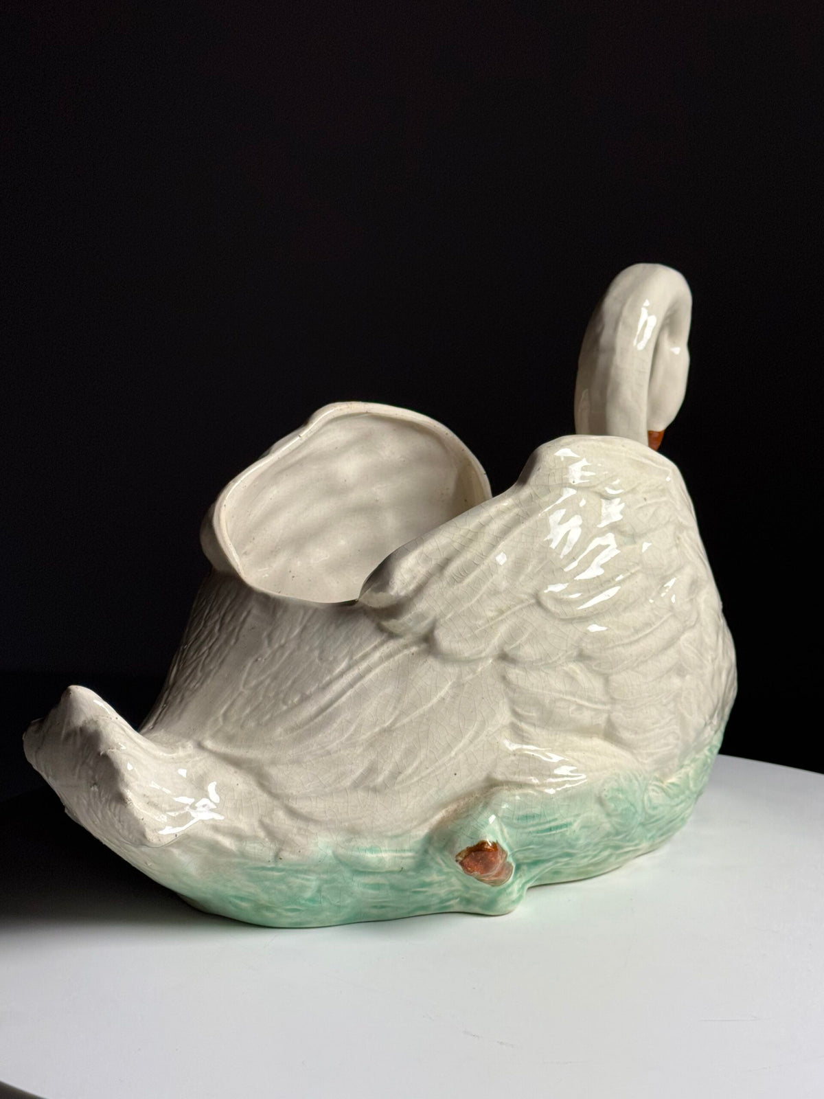 Vintage Swan Wine Cooler or Champagne Bowl, France, photo 3