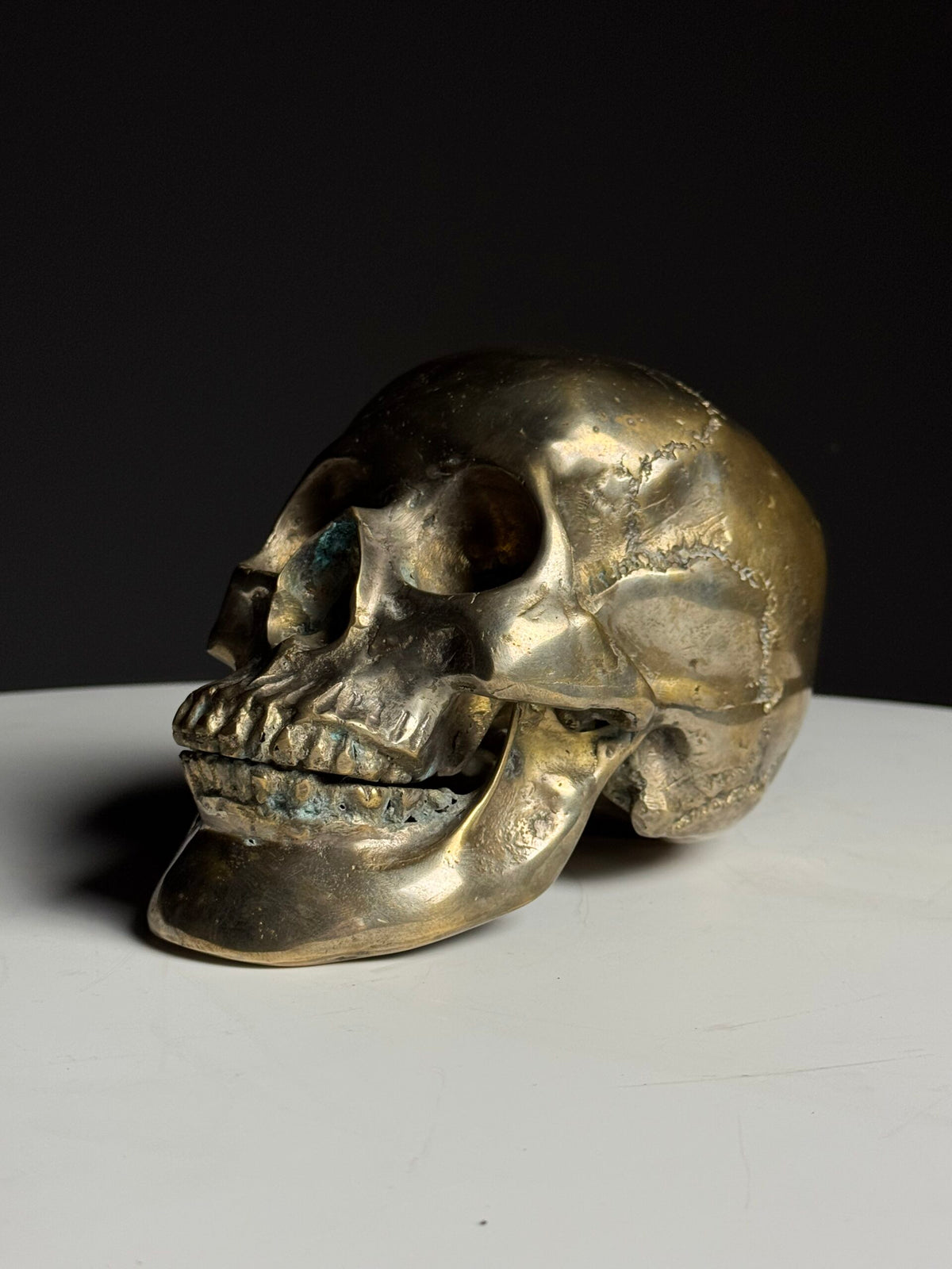 Bronze Skull, Early to Mid 20th Century, photo 9