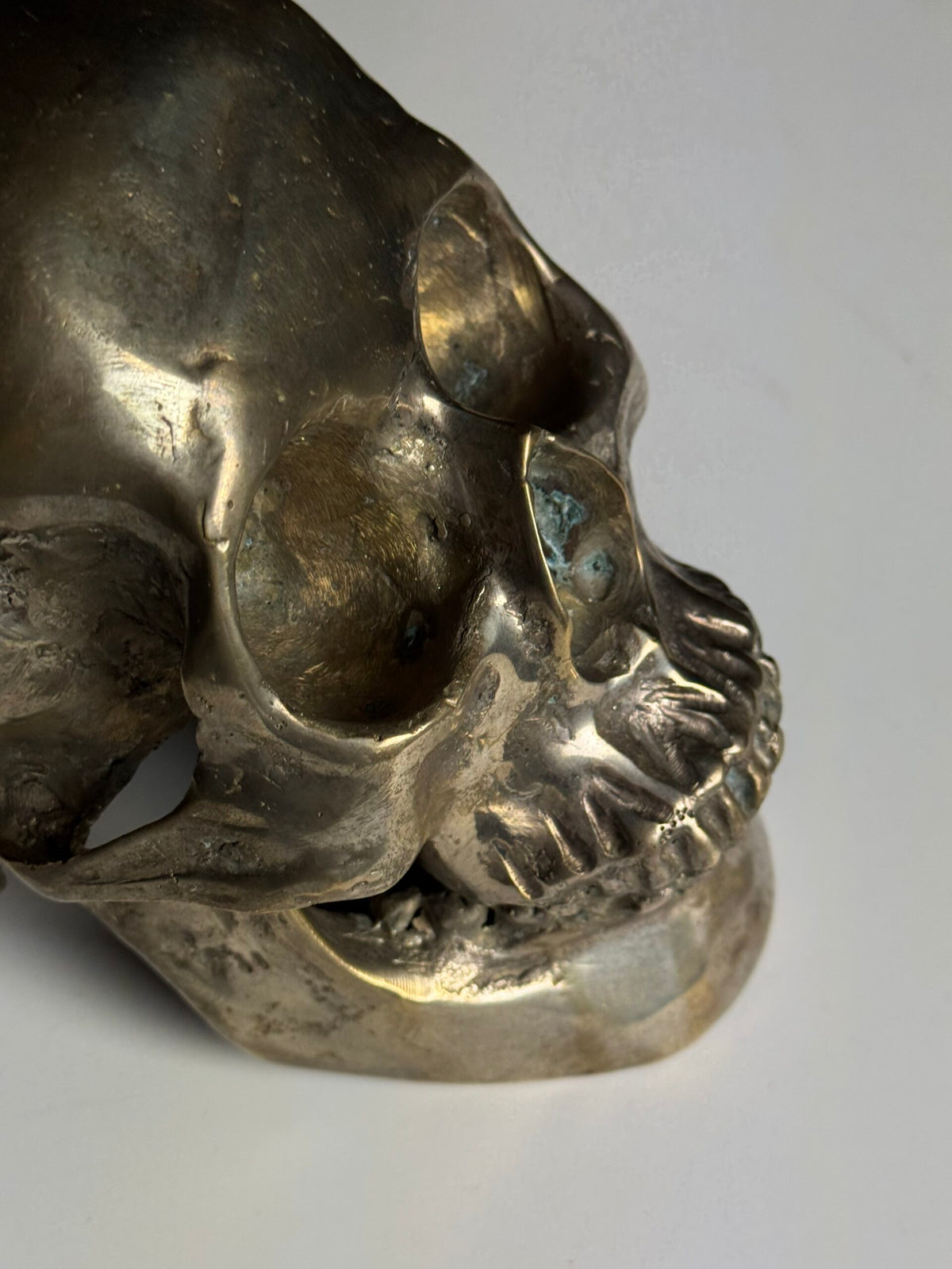 Bronze Skull, Early to Mid 20th Century, photo 7