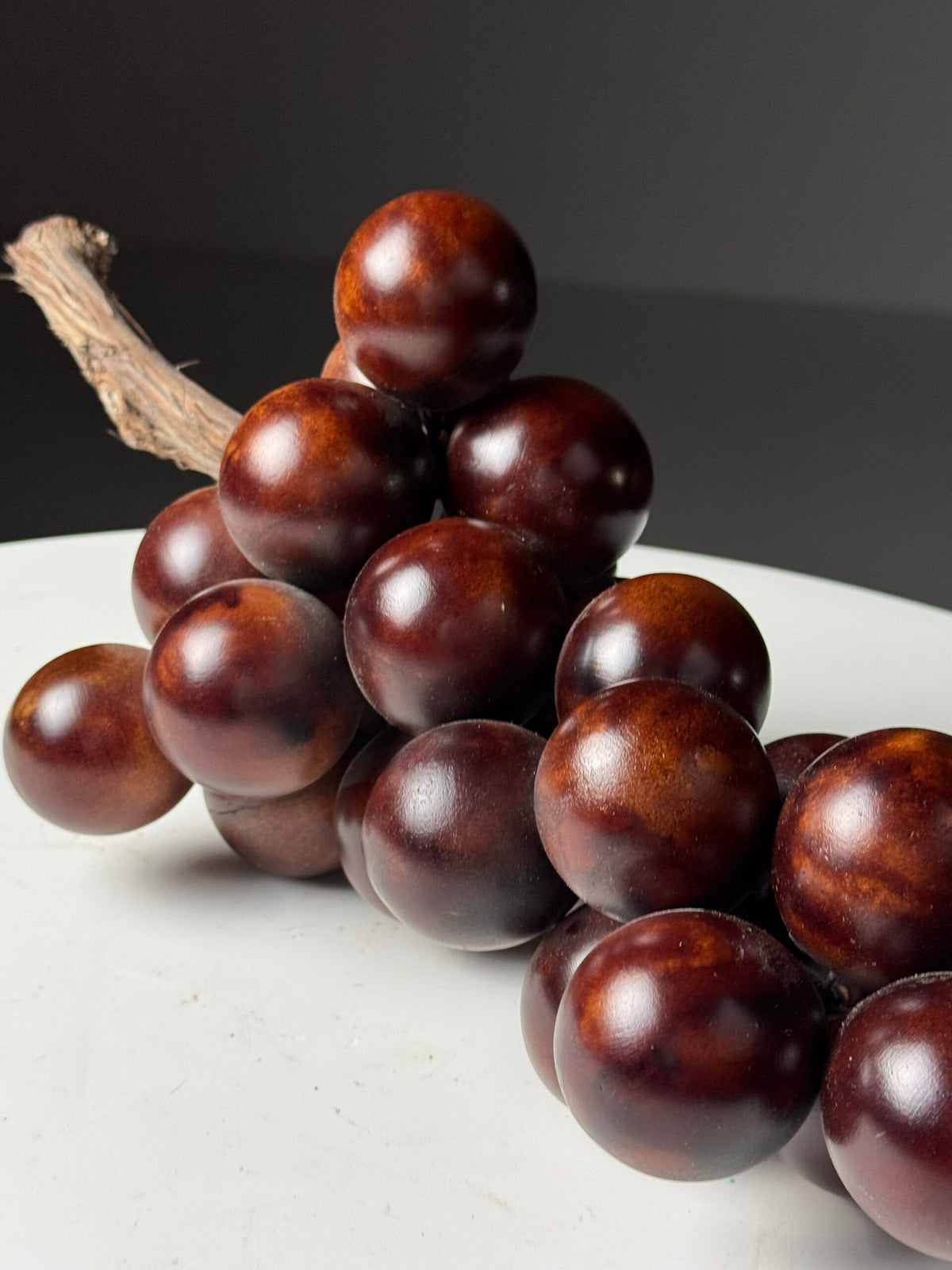 Large Brown Alabaster Bunch of Grapes, Italy, photo 8