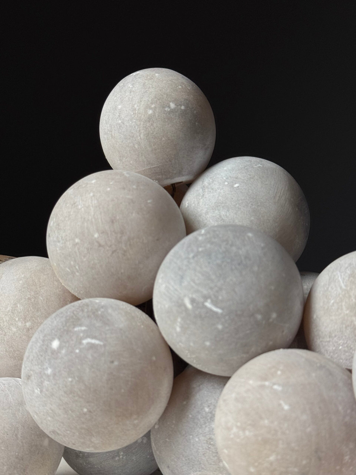 Large Grey Alabaster Bunch of Grapes, Italy, 41 cm, photo 9