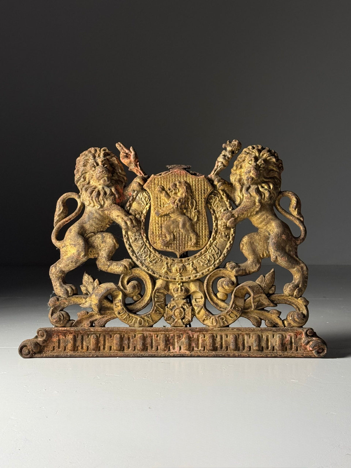 19th Century Cast Iron Coat of Arms, photo 19