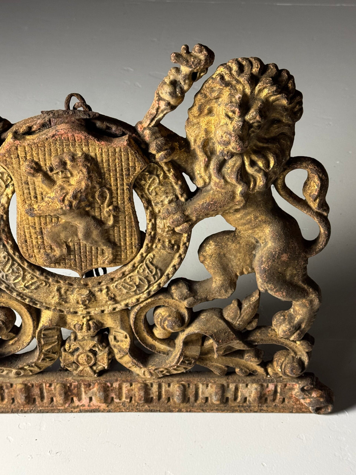 19th Century Cast Iron Coat of Arms, photo 17