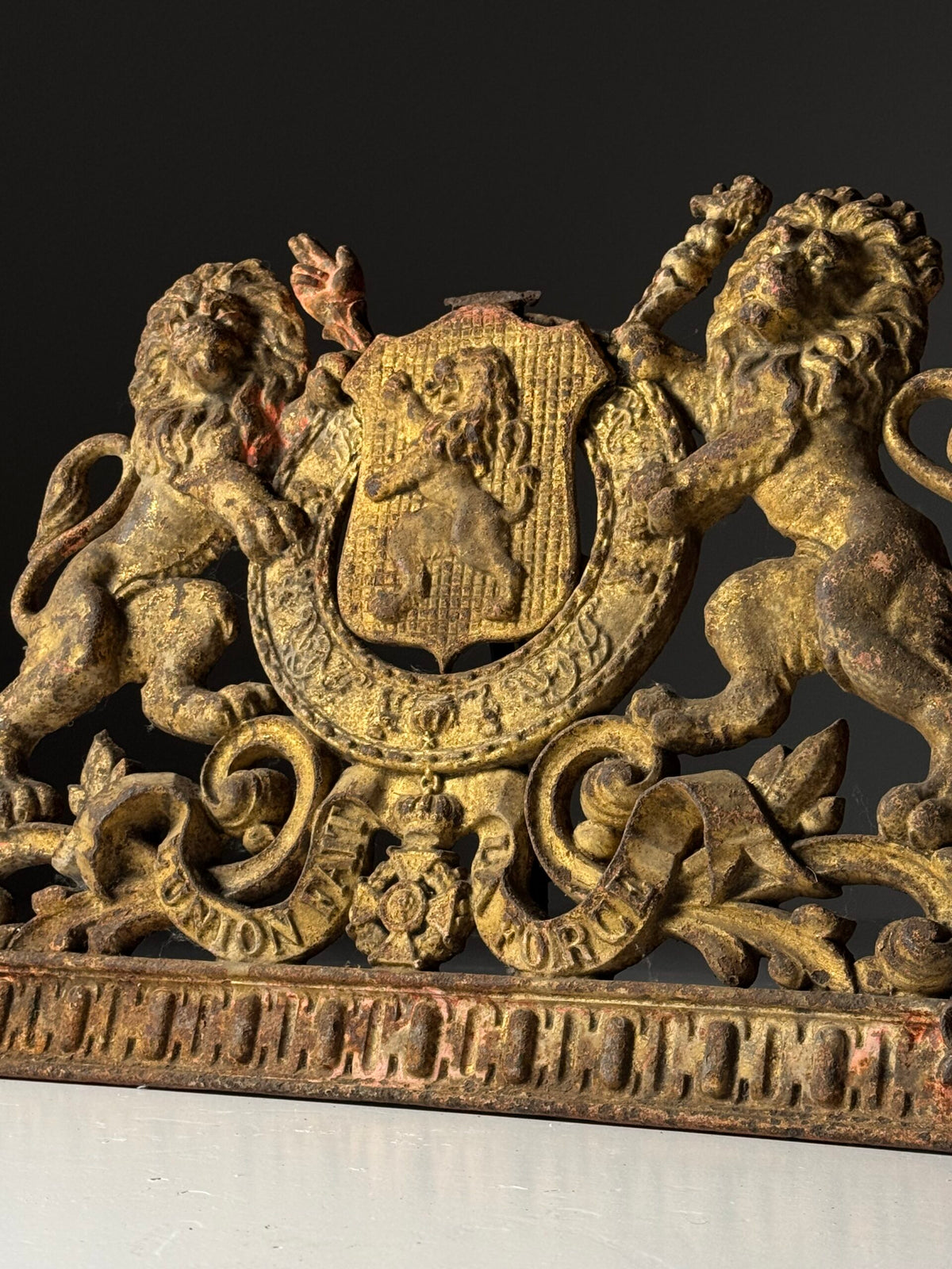 19th Century Cast Iron Coat of Arms, photo 7